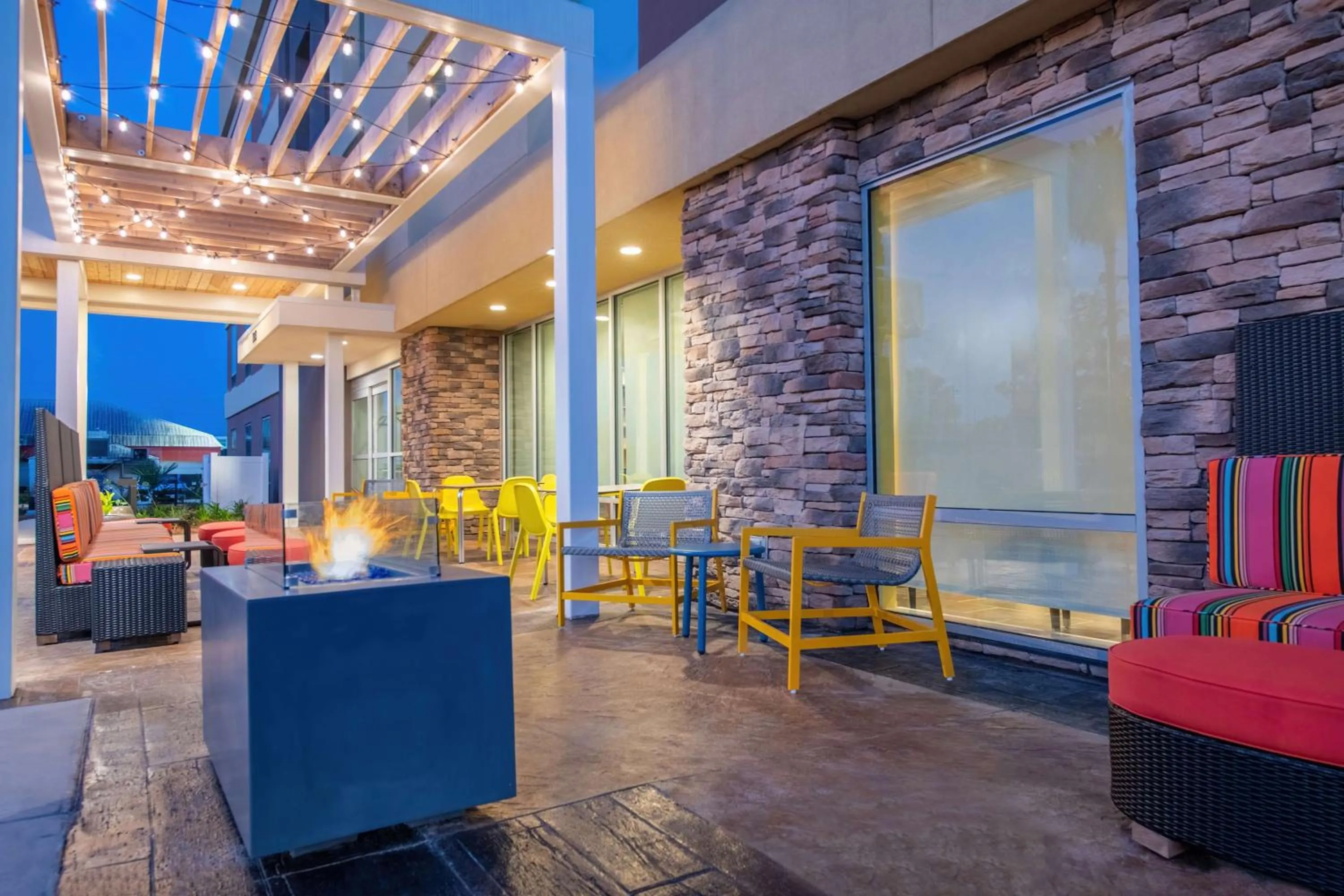 Patio in Home2 Suites By Hilton Kingsland