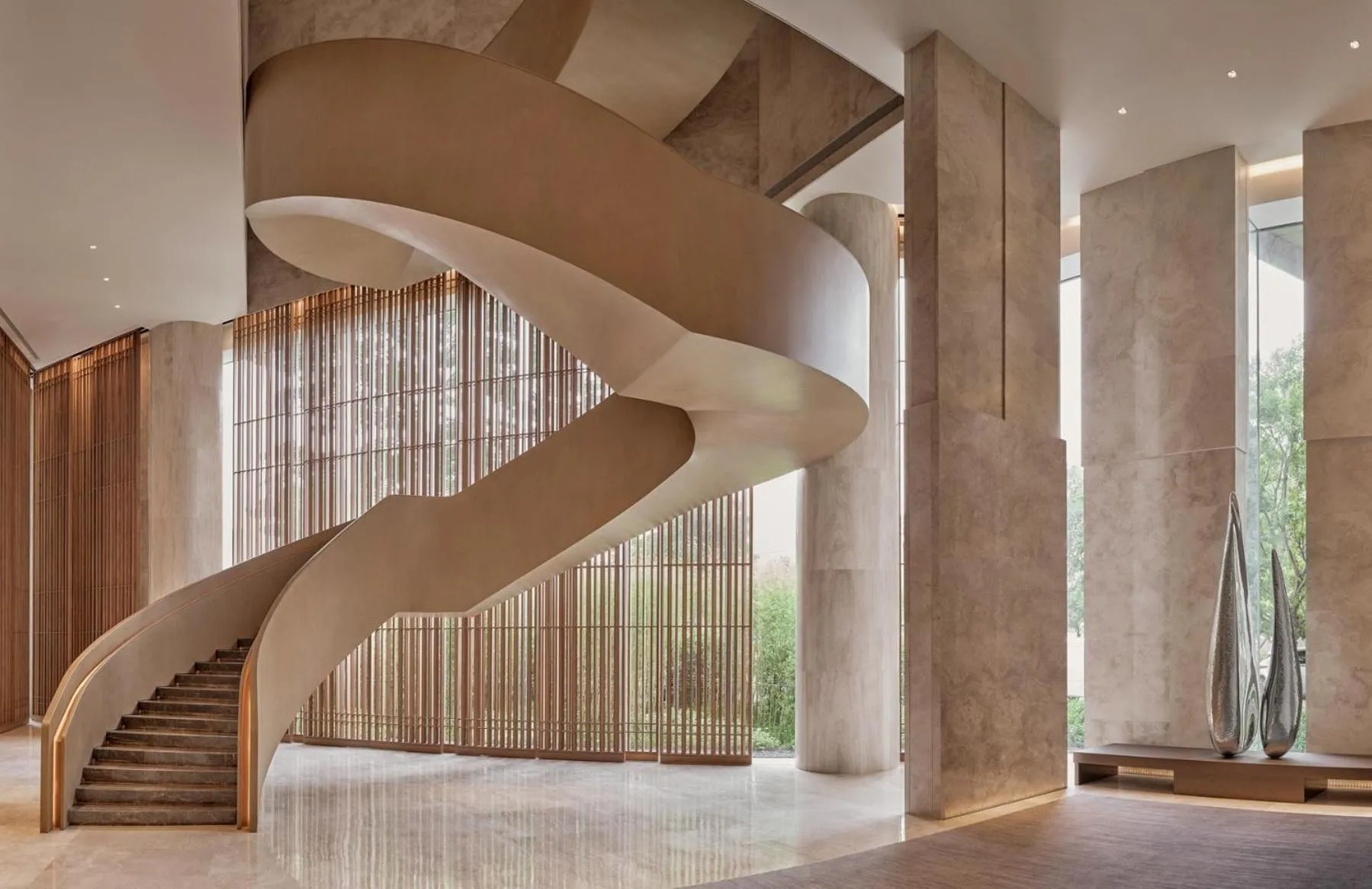 Banquet/Function facilities in Conrad Shenzhen, the first art museum hotel in Greater Bay Area with the stunning bay and sunset view in the hotel terrace