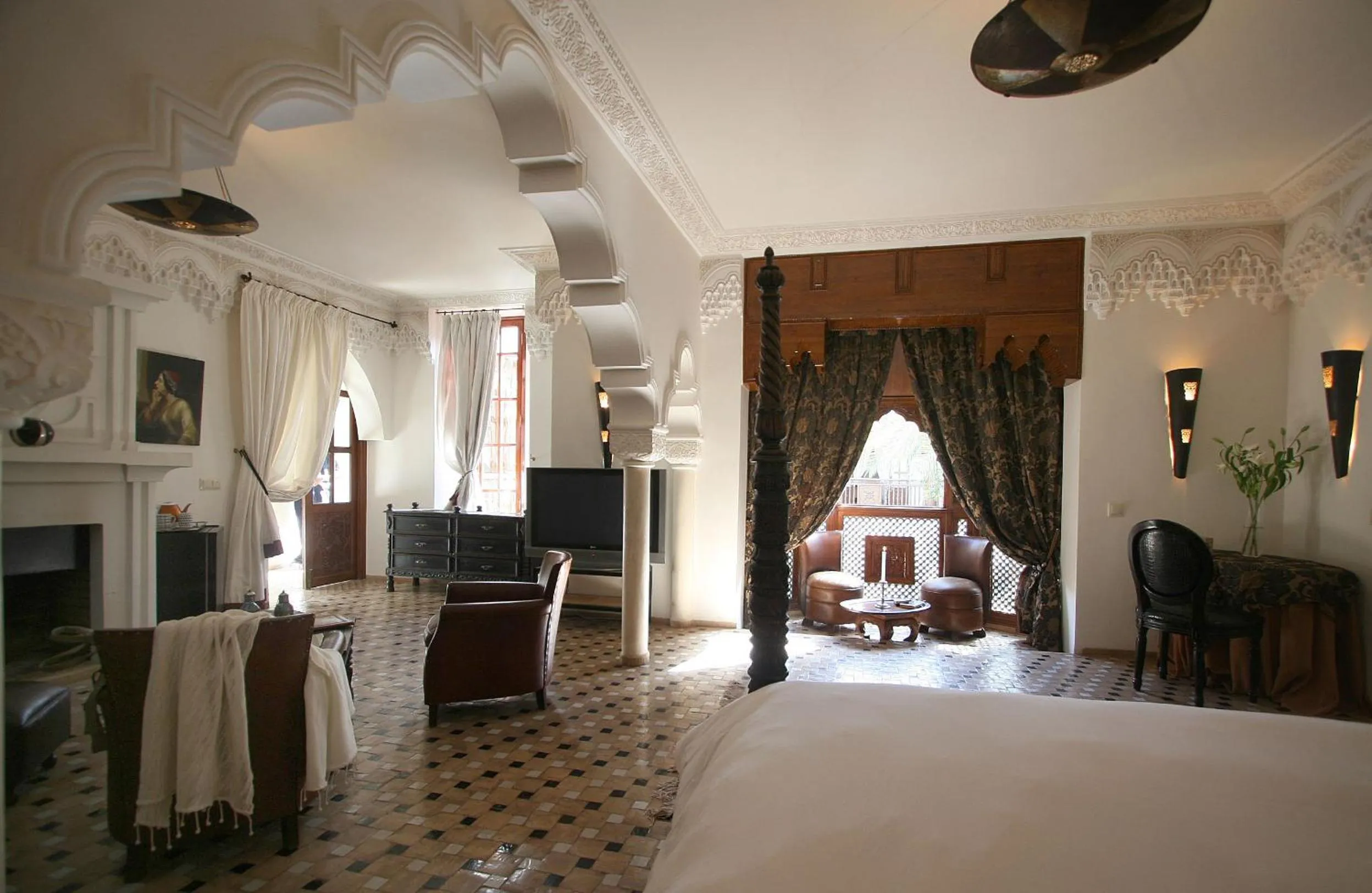 Bed in Demeures d'Orient Riad & Spa