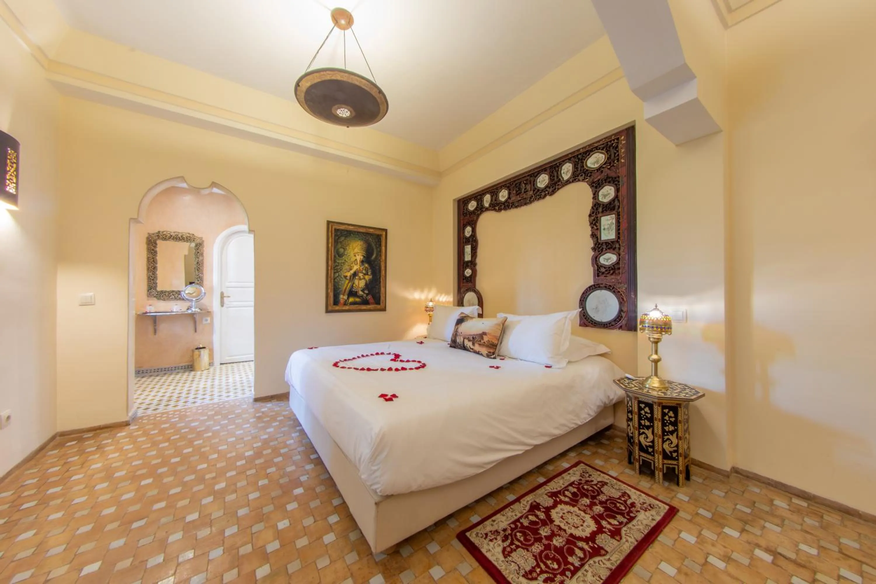 Bed in Demeures d'Orient Riad & Spa