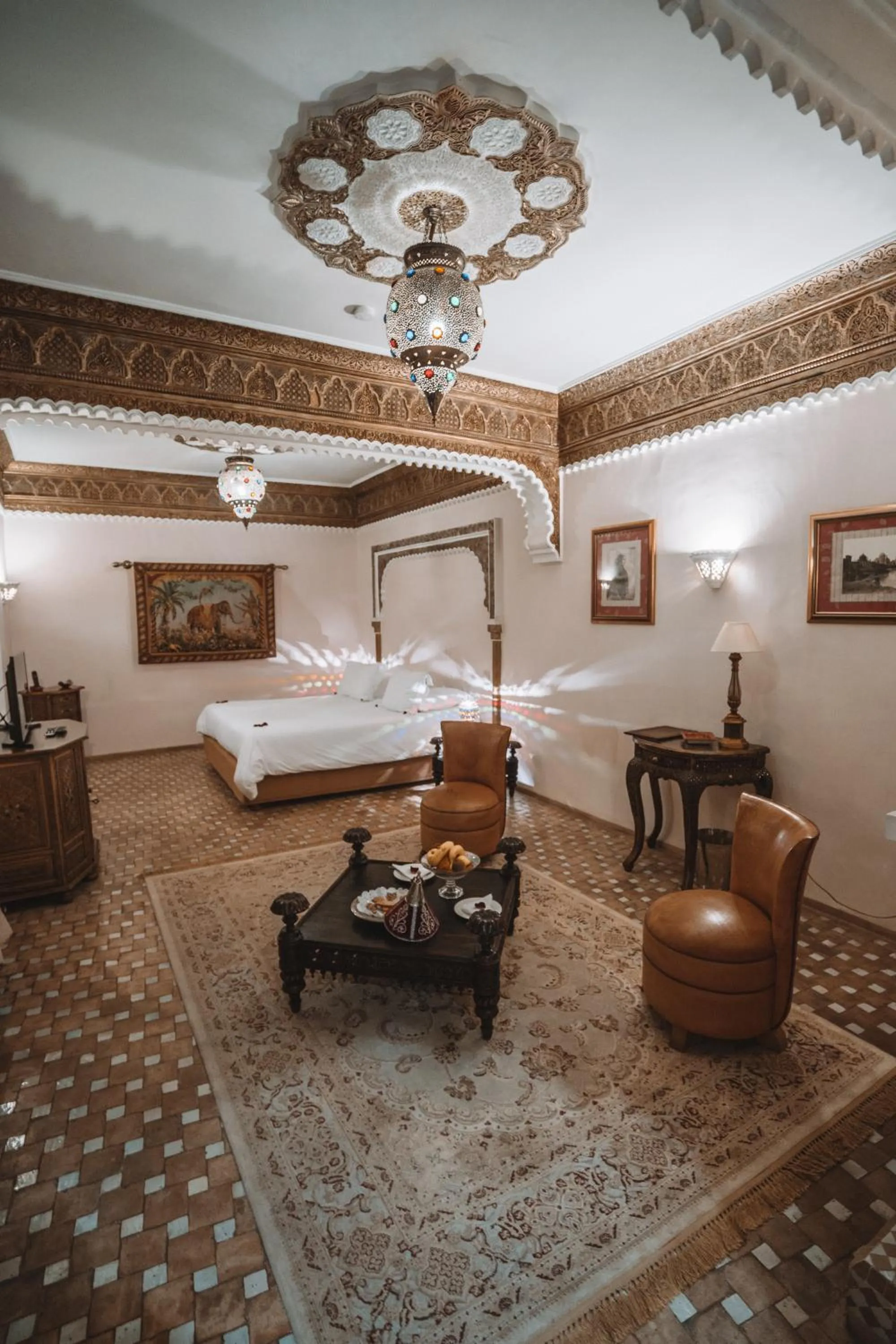 Bed in Demeures d'Orient Riad & Spa