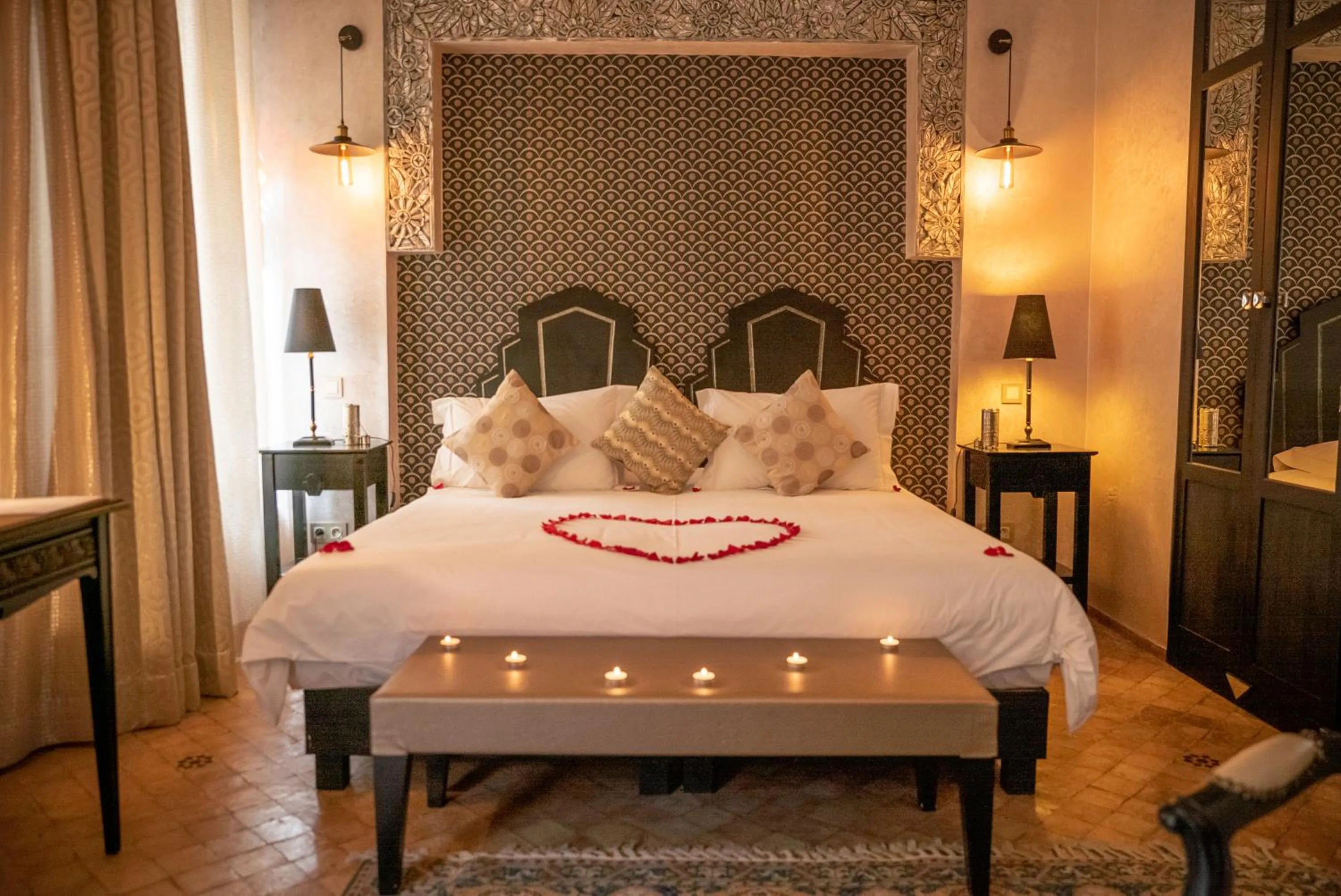 Bed in Demeures d'Orient Riad & Spa