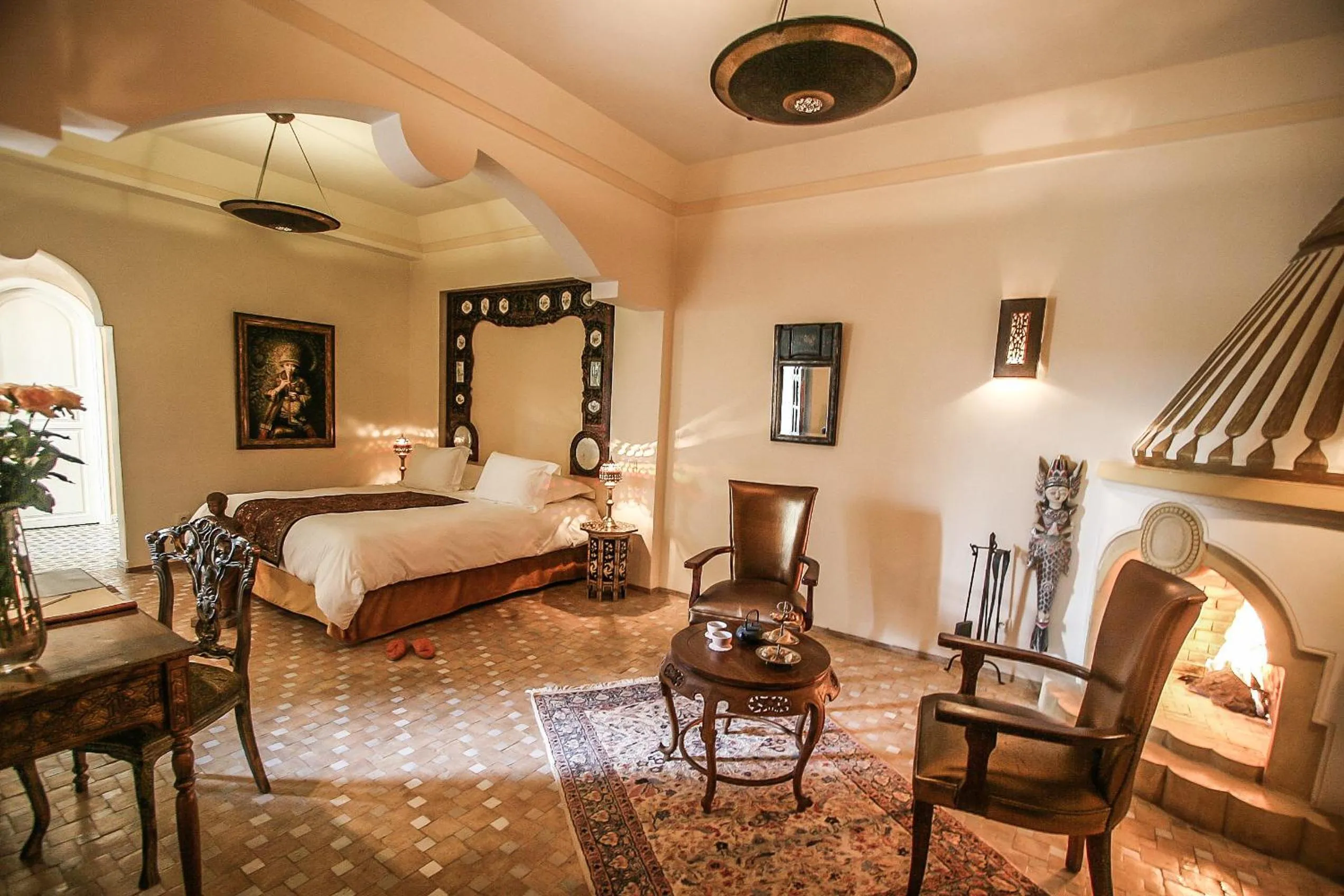 Bed in Demeures d'Orient Riad & Spa