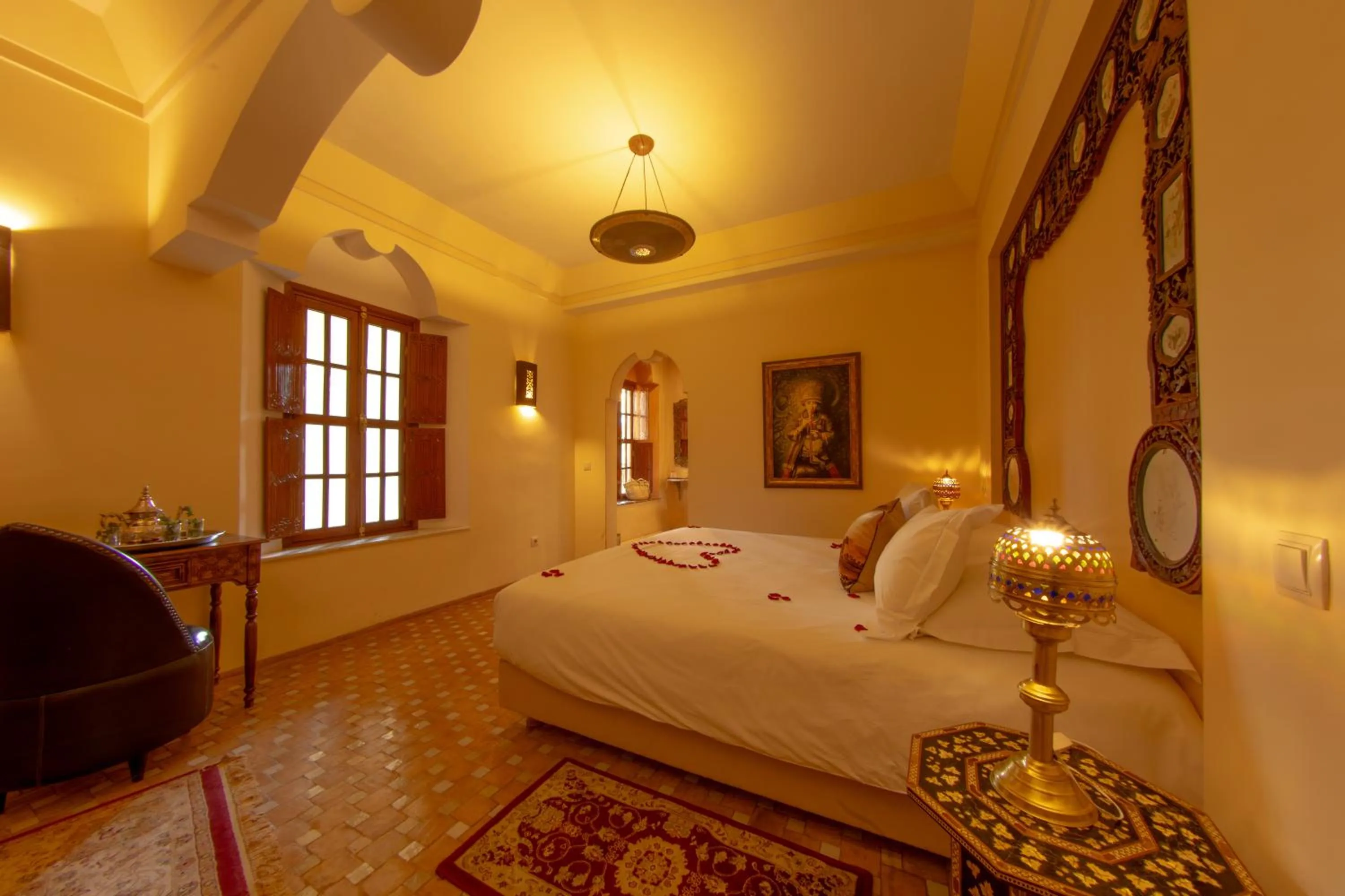 Bed in Demeures d'Orient Riad & Spa