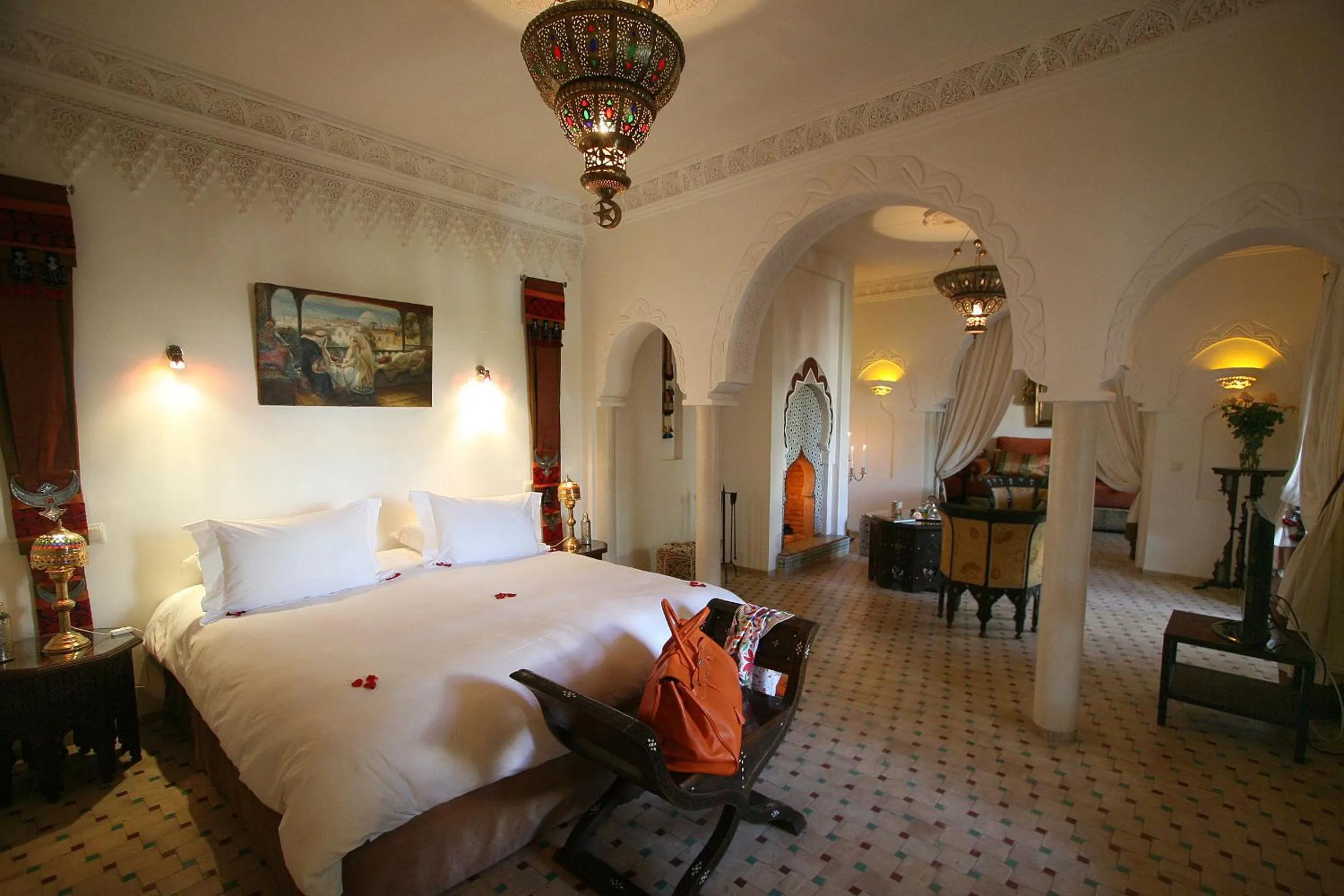 Bed in Demeures d'Orient Riad & Spa