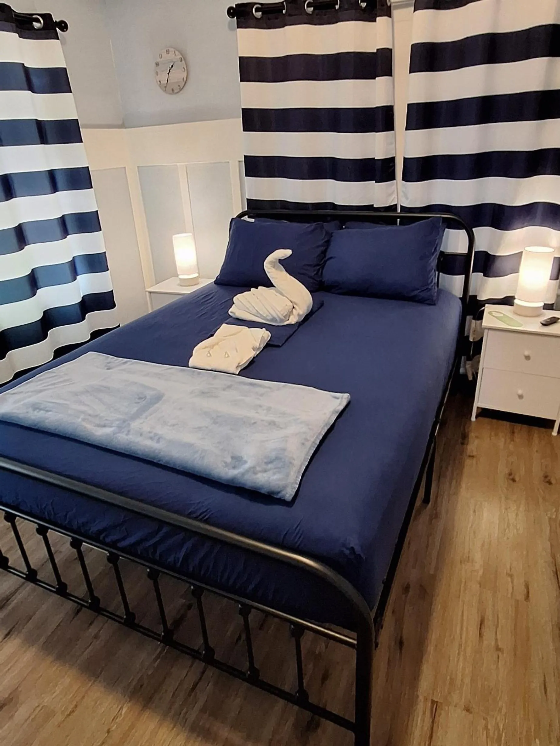 Bed in Blue Little Havana