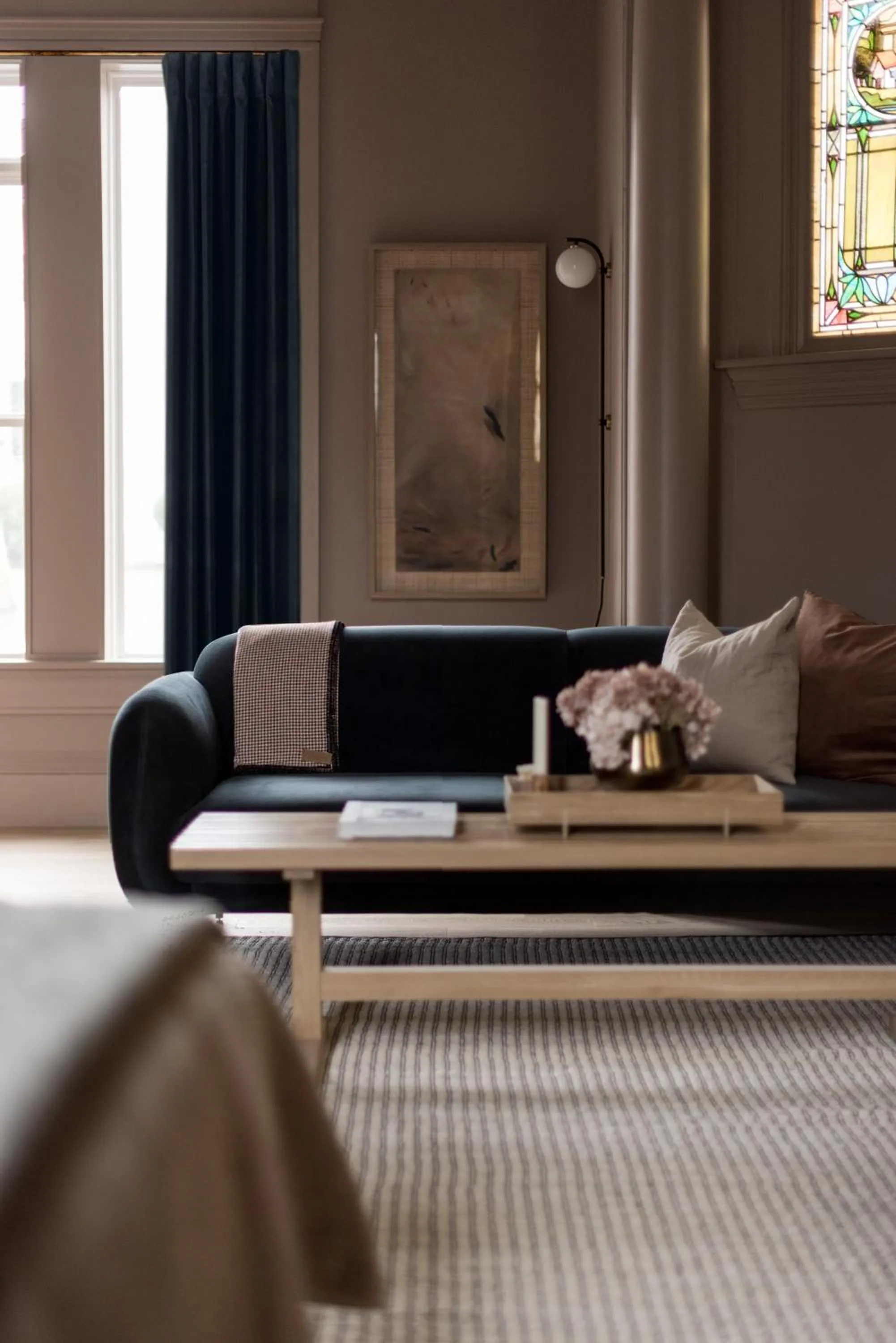 Seating area in Dvele Inn