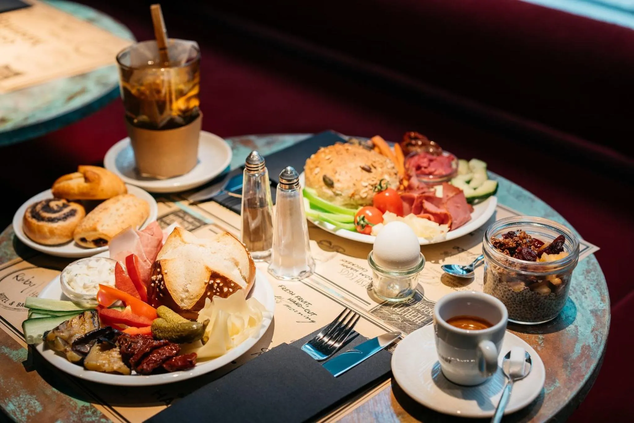 Buffet breakfast in Ruby Hanna Hotel Stuttgart