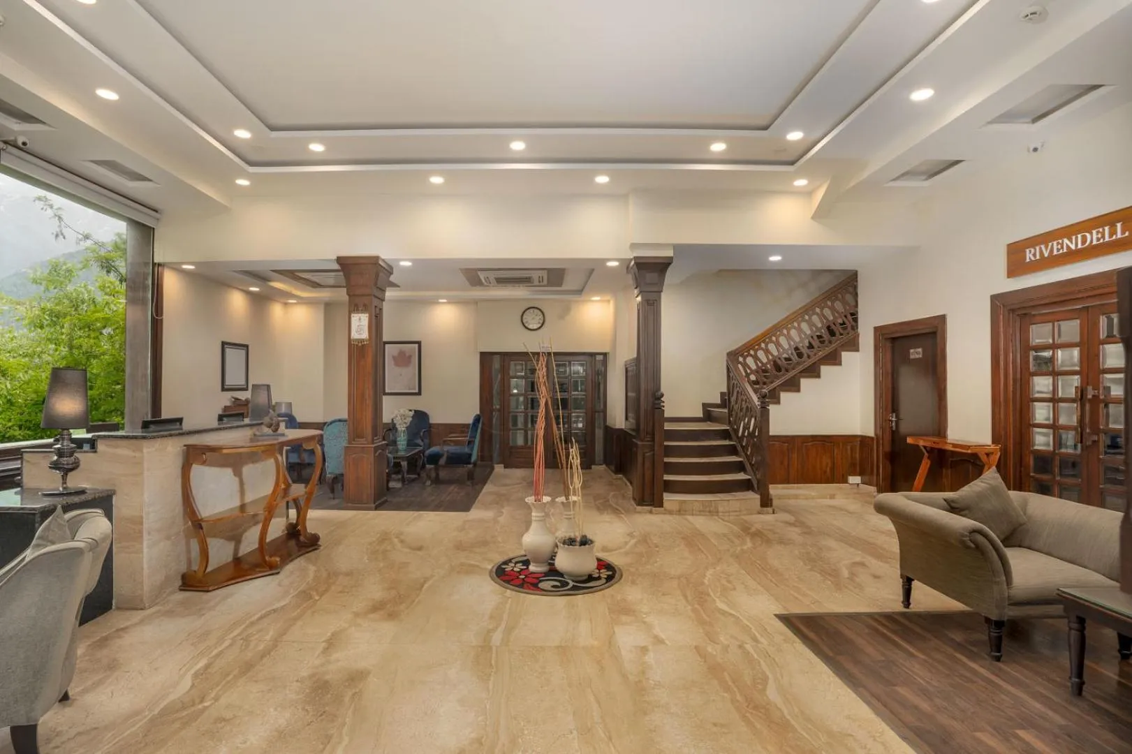 Living room in The Chinar Resort & Spa, Pahalgam