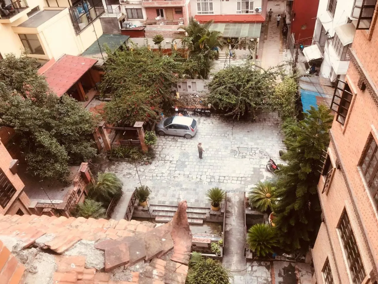 Bird's eye view in Courtyard Pujan Hotel
