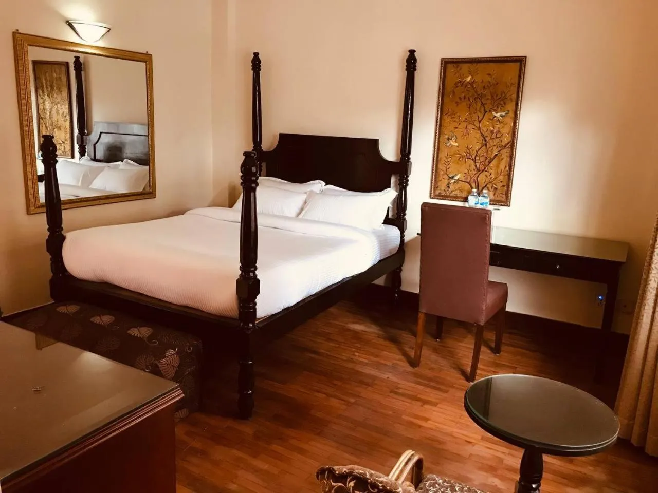 Bed in Courtyard Pujan Hotel