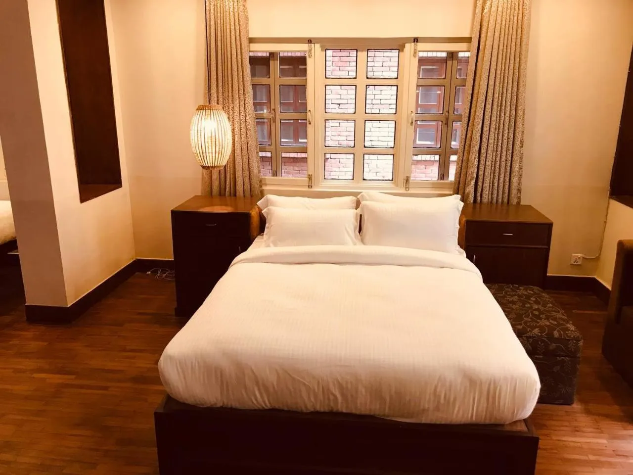 Bed in Courtyard Pujan Hotel