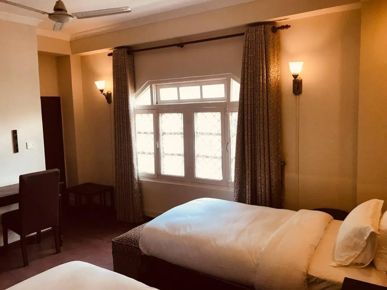 Bedroom, Bed in Courtyard Pujan Hotel