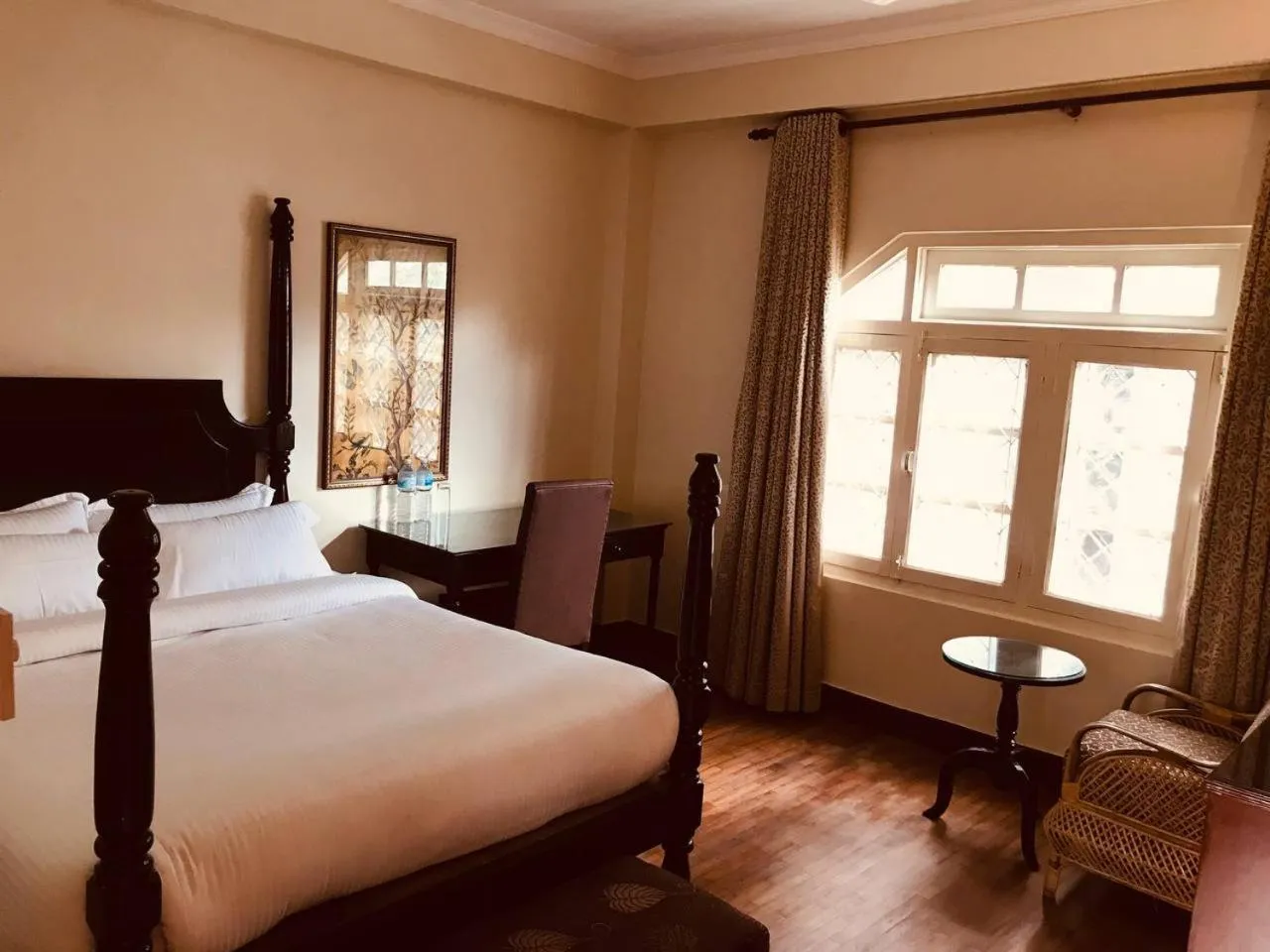 Bedroom, Bed in Courtyard Pujan Hotel