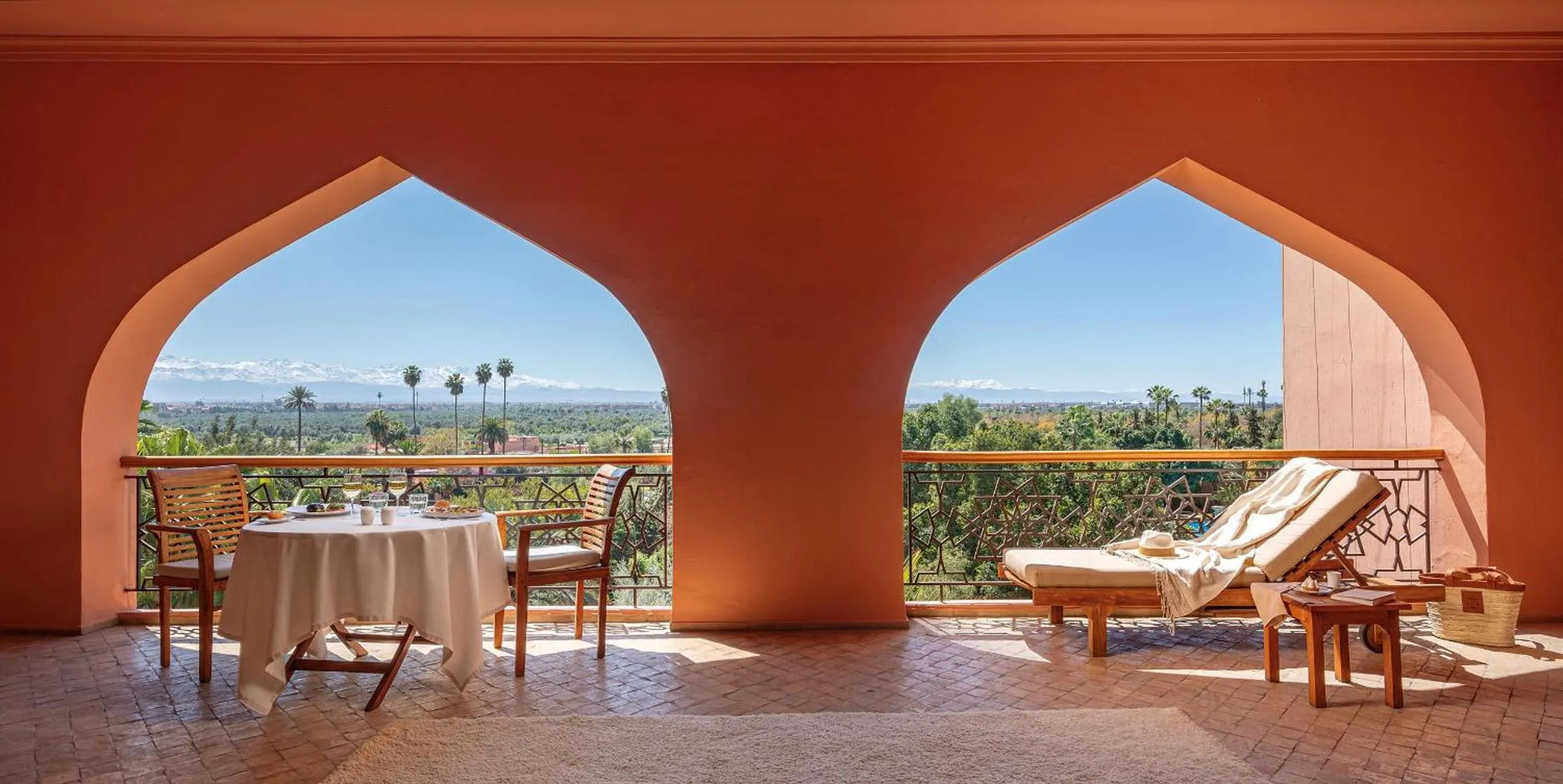 Balcony/Terrace in Es Saadi Marrakech Resort - Palace