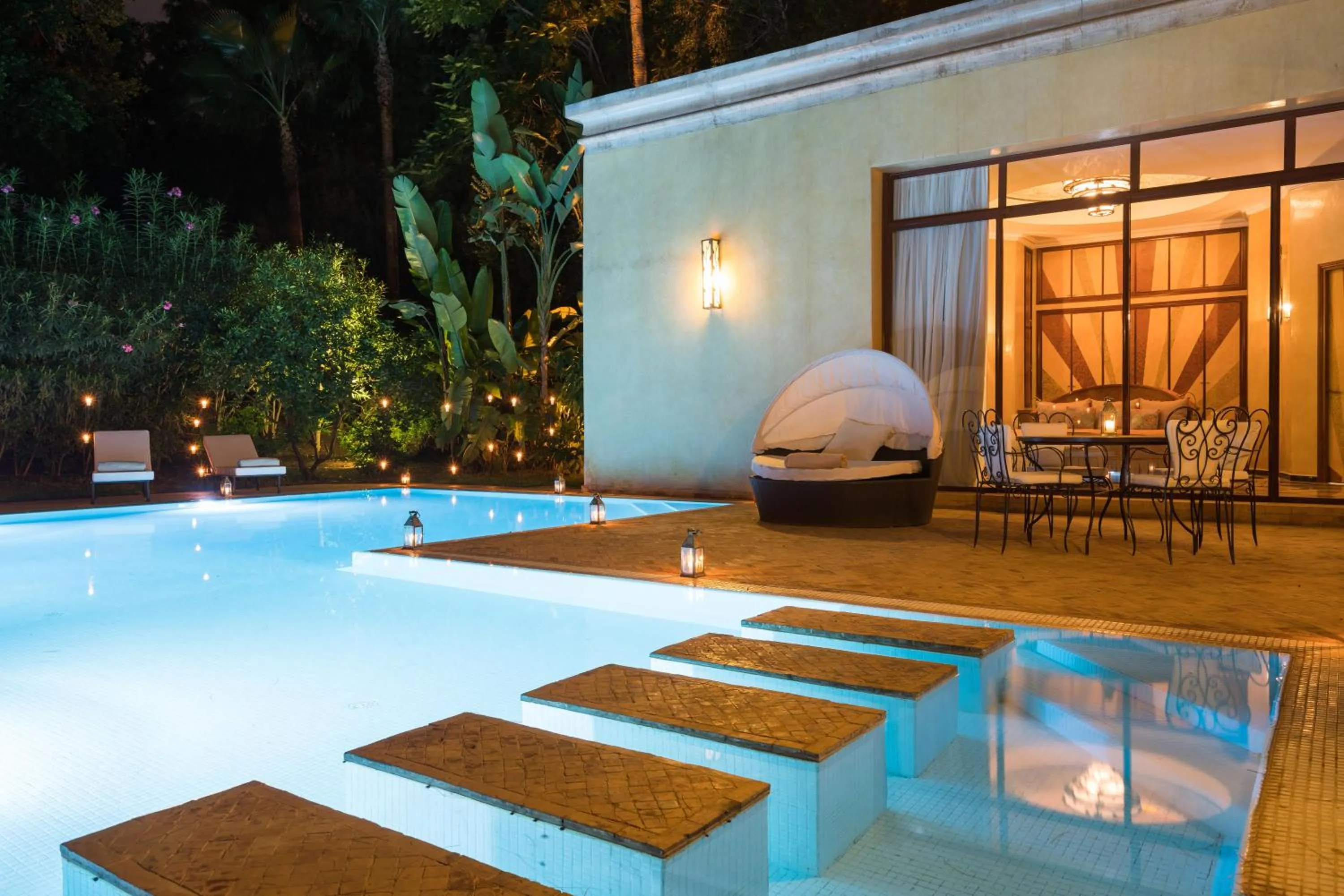 Swimming pool in Es Saadi Marrakech Resort - Palace