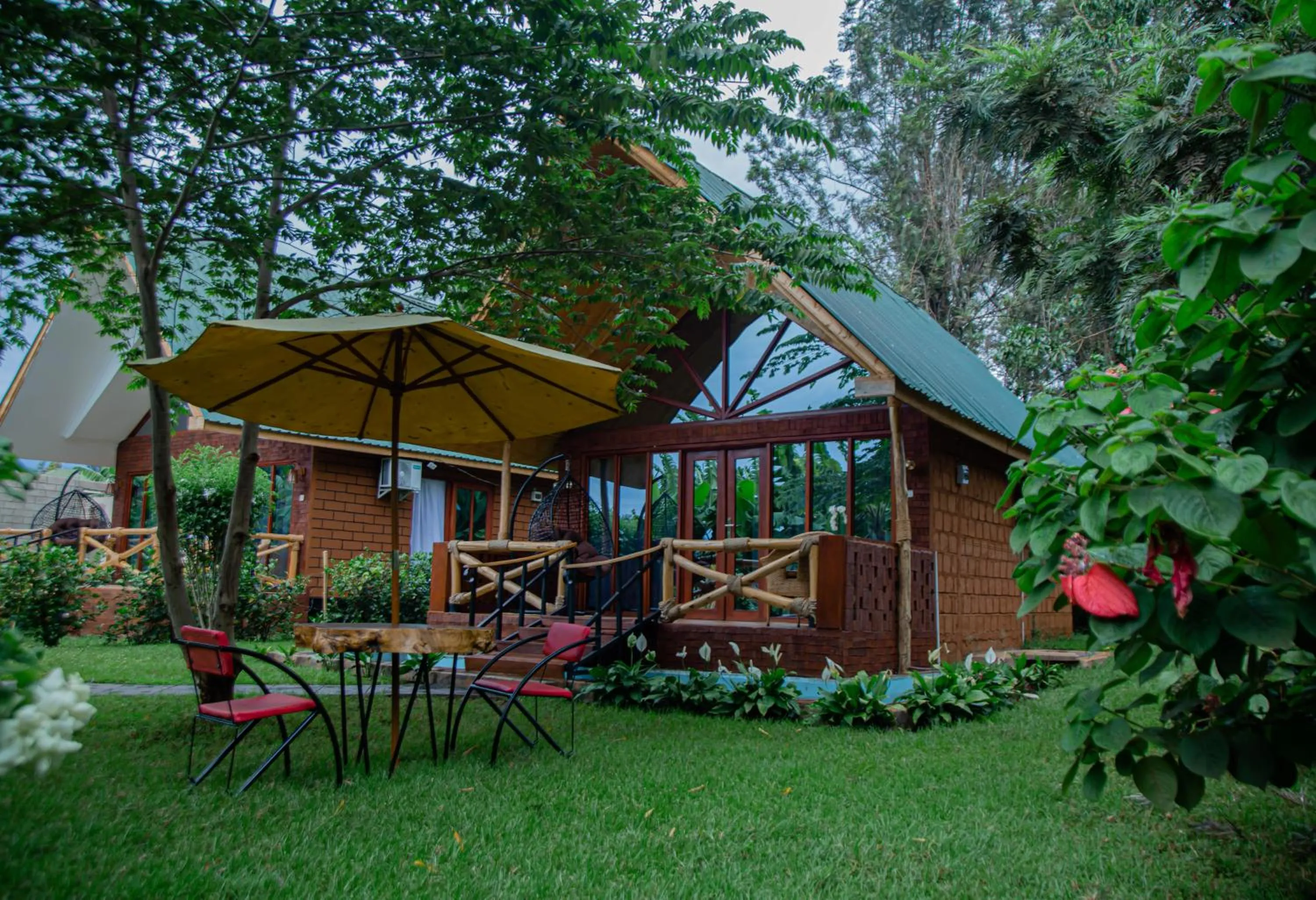 Property building in Shose Farmhouse Chalets & Campsite