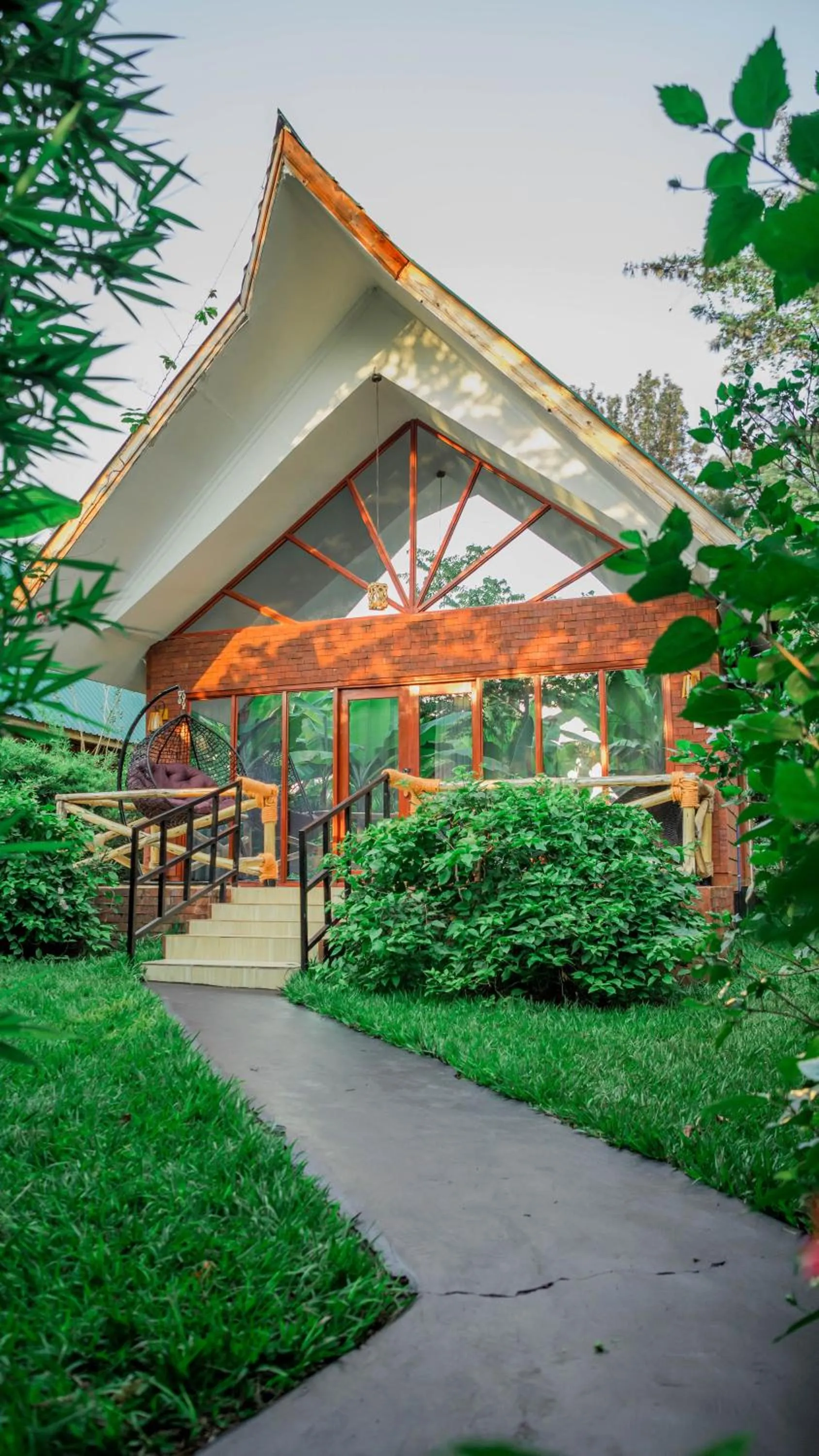 Property building in Shose Farmhouse Chalets & Campsite