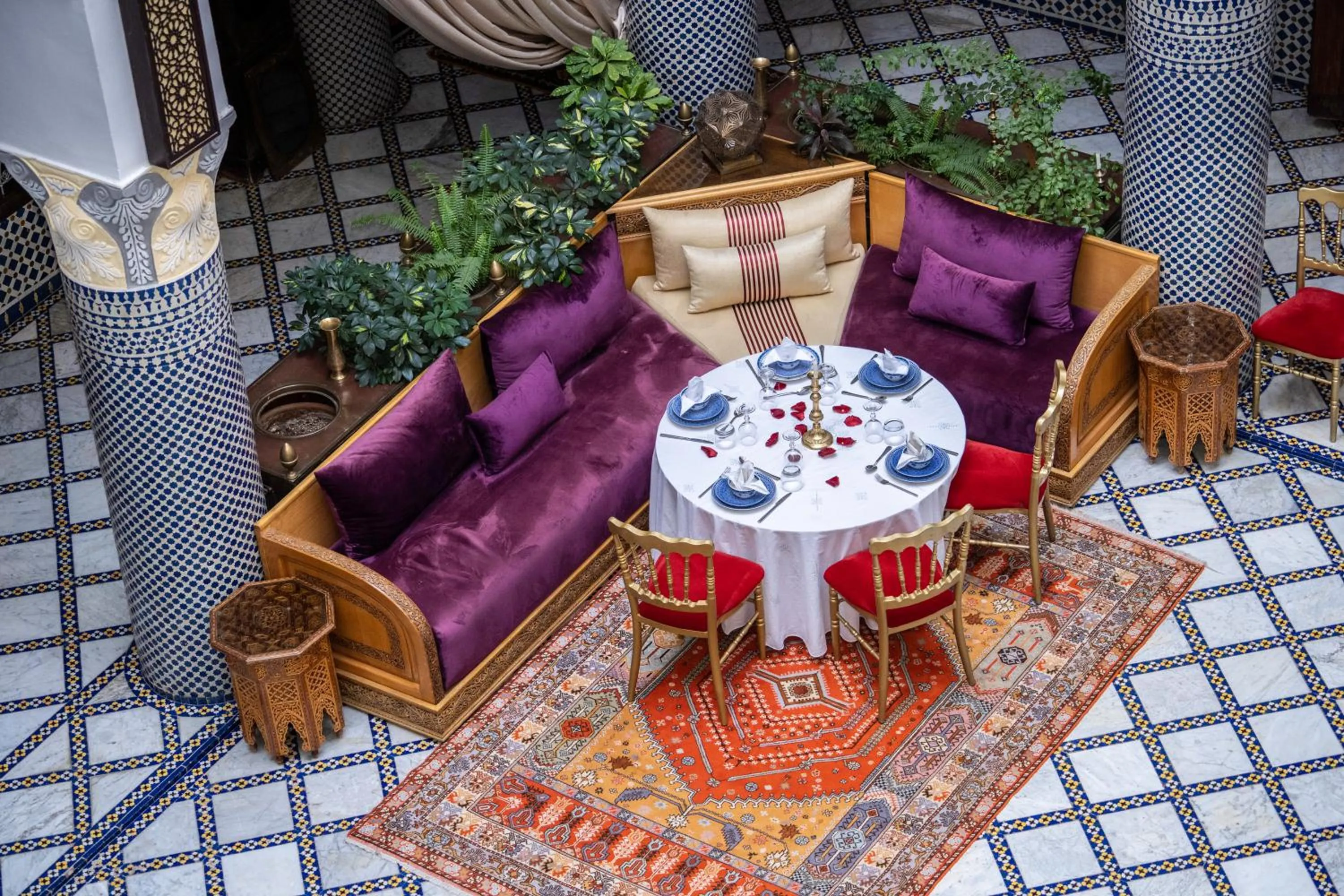Patio in Riad El Yacout