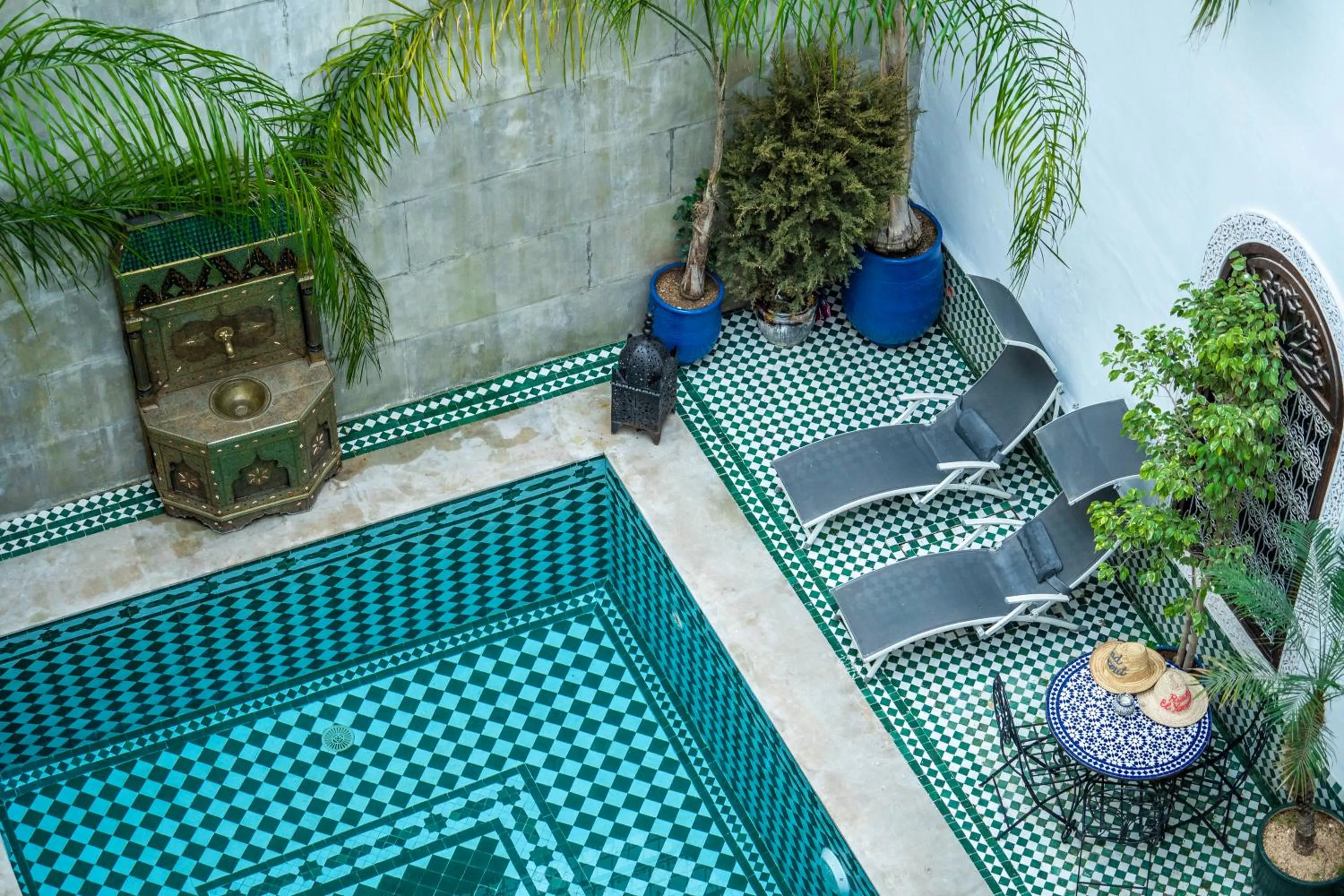 Swimming pool in Riad El Yacout