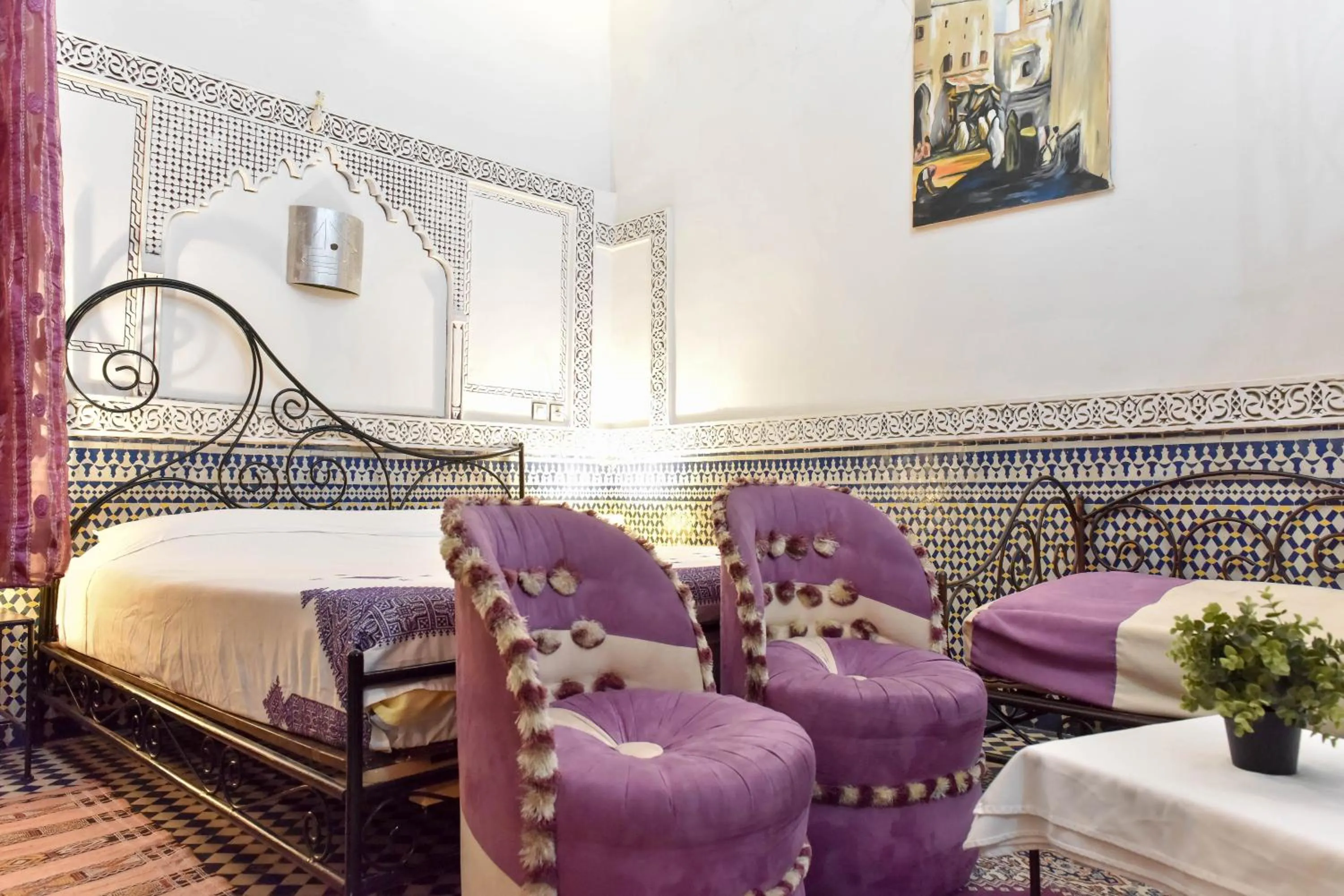 Bedroom, Bed in Riad Youssef