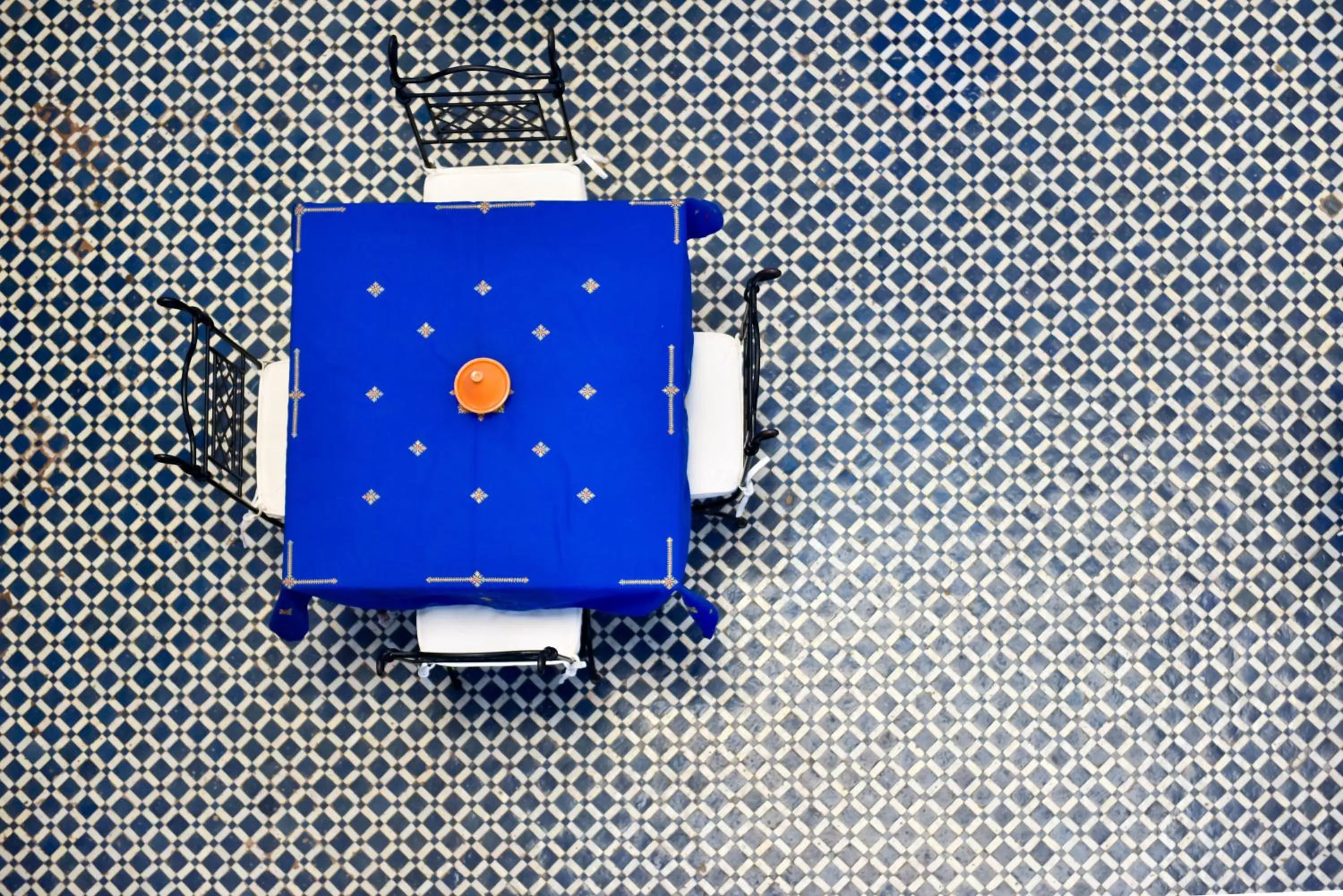 Dining area in Riad Youssef