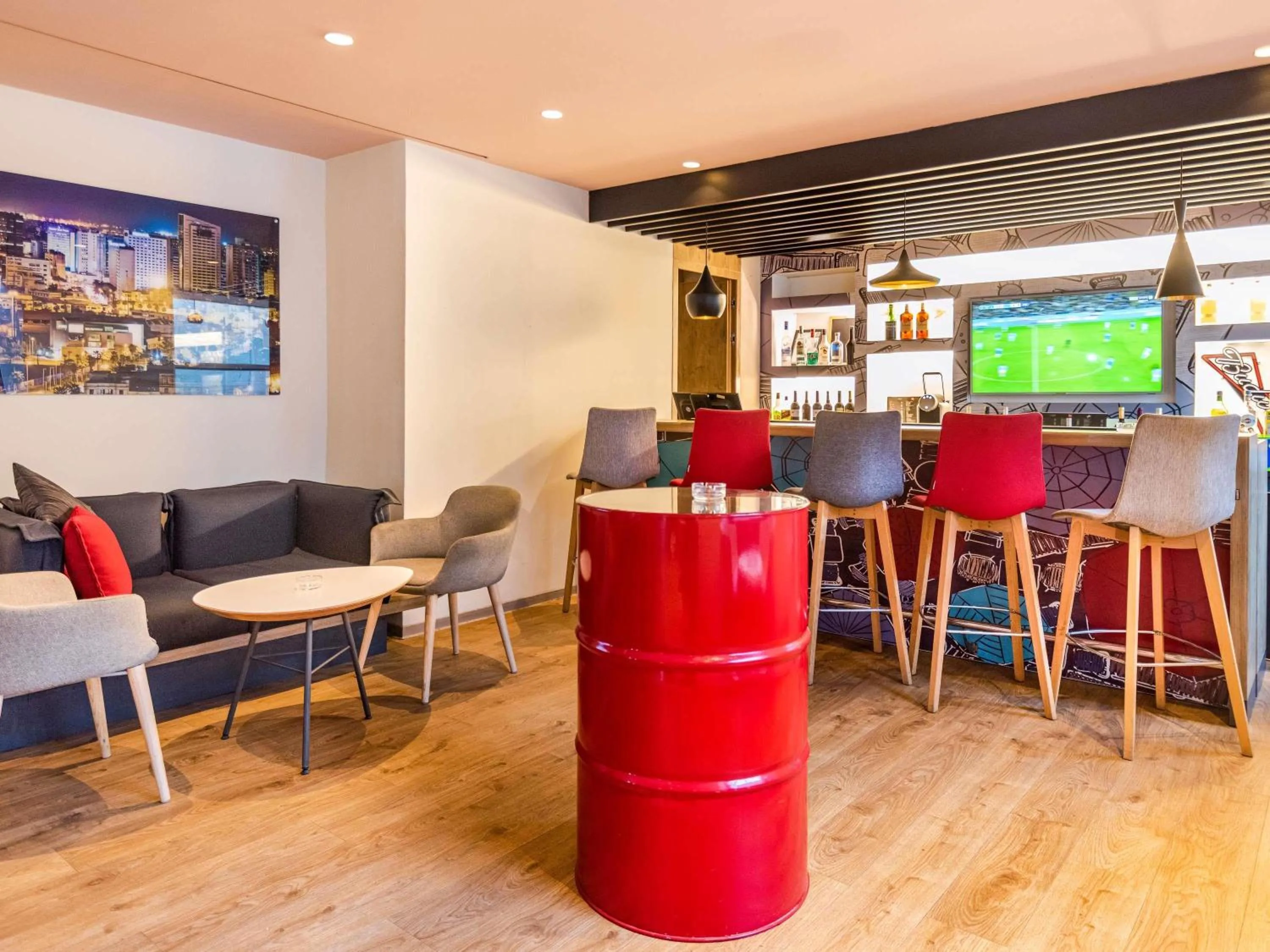 Lounge or bar in Ibis Casablanca Sidi Maarouf