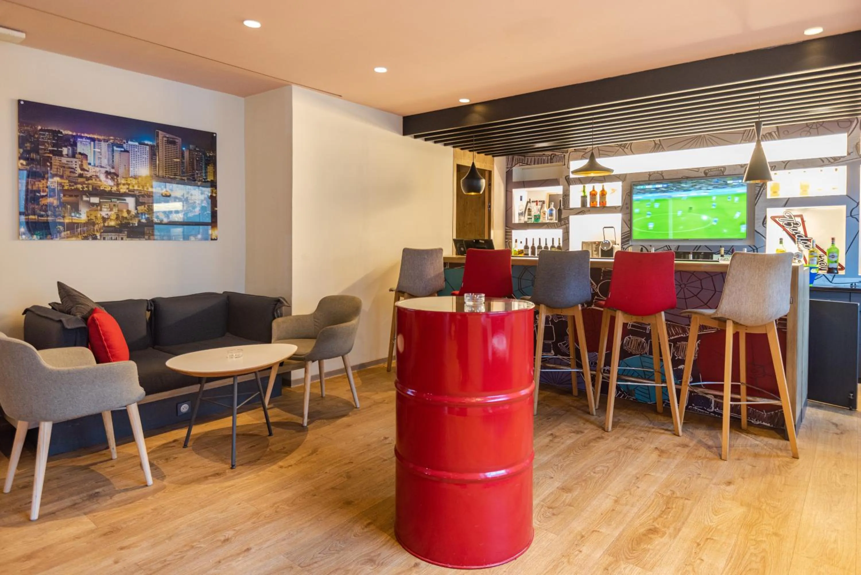 Lounge or bar in Ibis Casablanca Sidi Maarouf