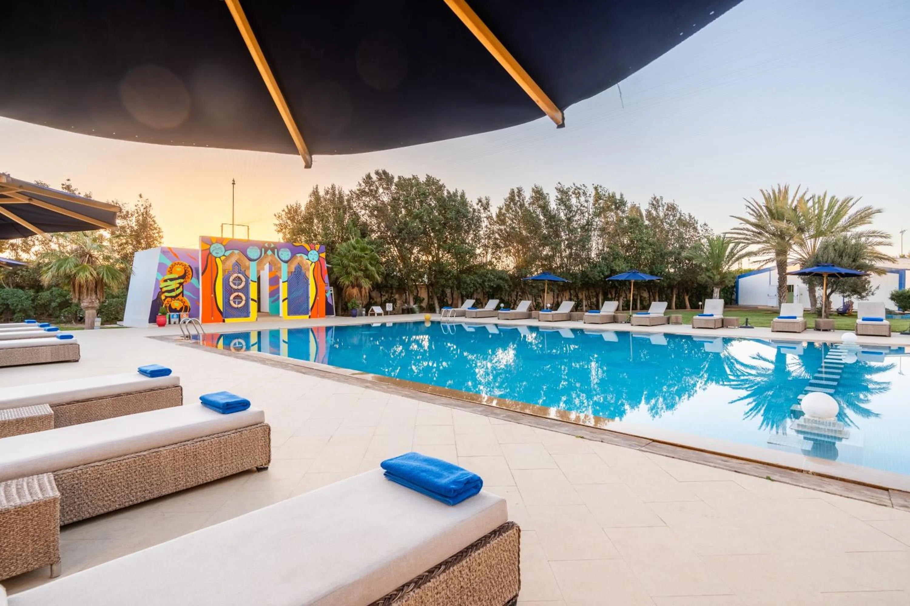 Pool view in Hôtel La Perle de Mogador