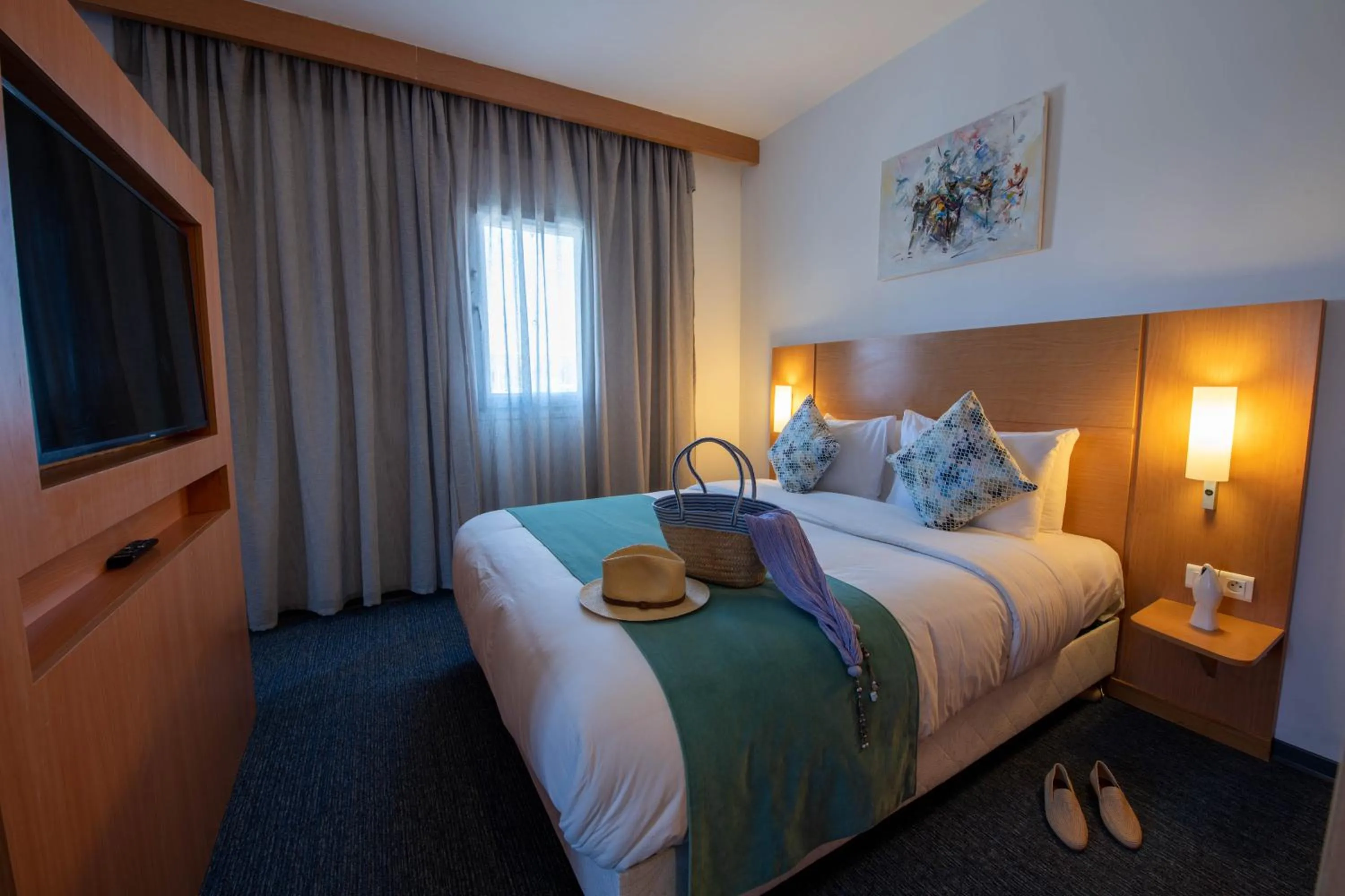 Bed in Hôtel La Perle de Mogador