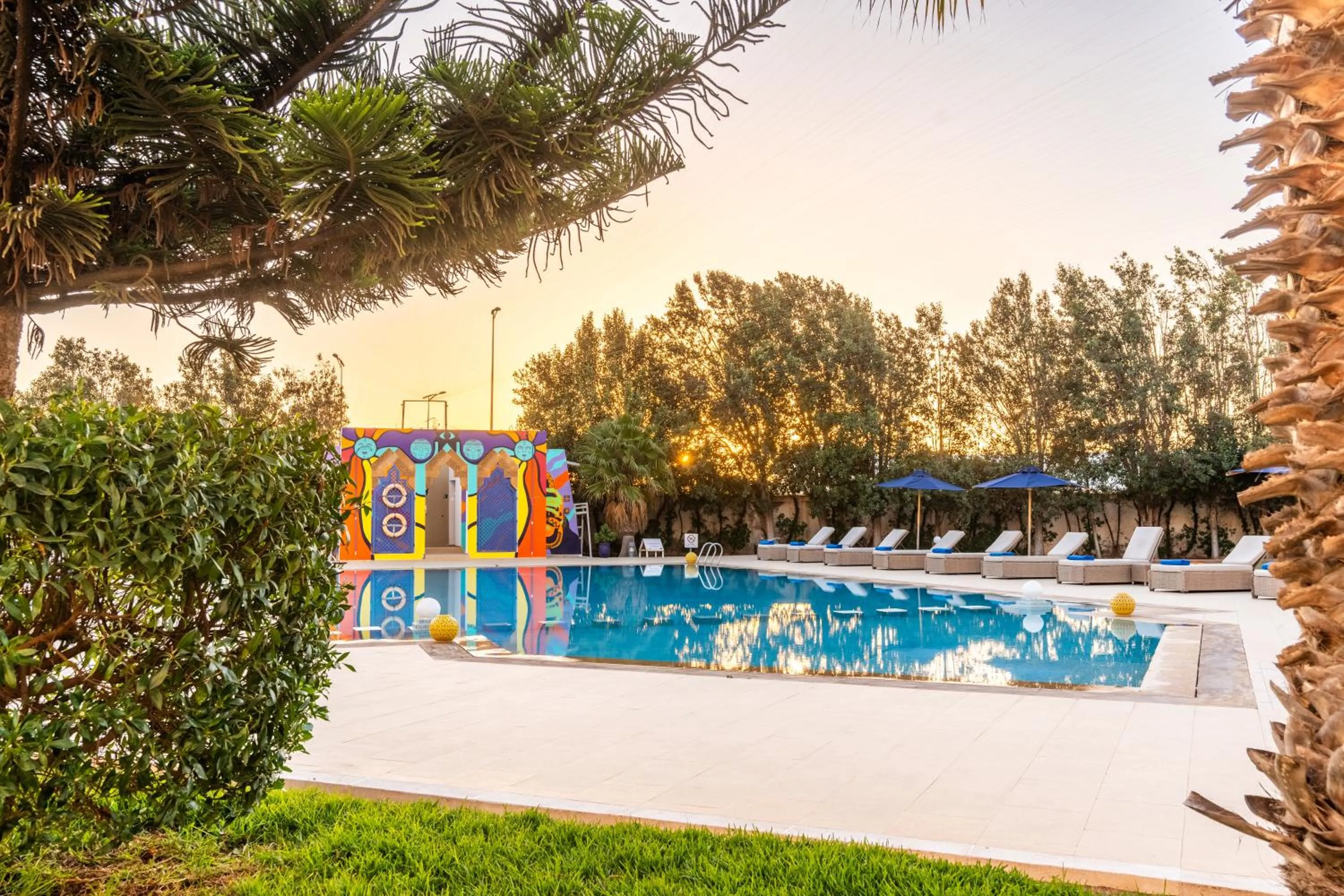 Garden in Hôtel La Perle de Mogador