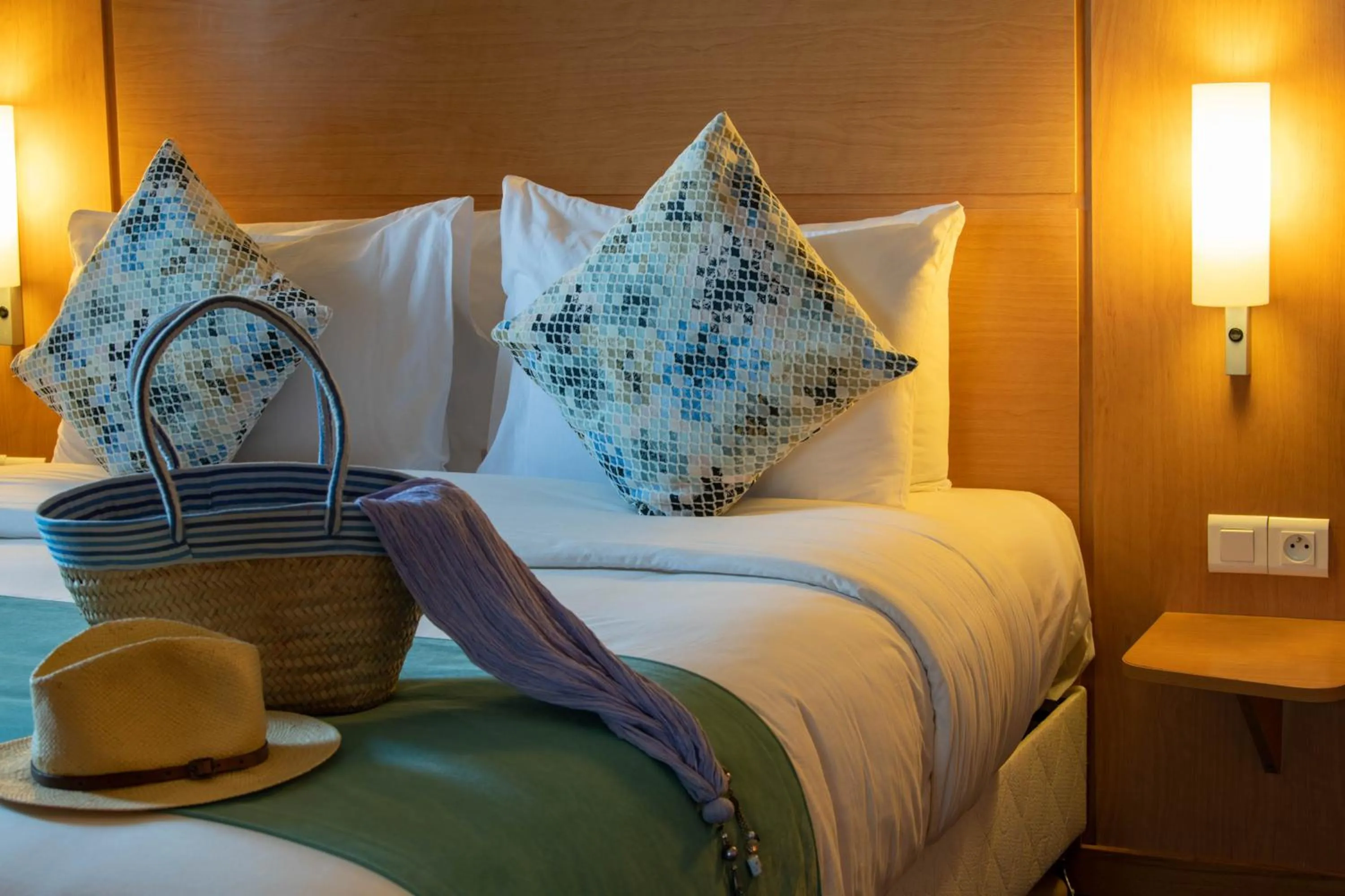 Bed in Hôtel La Perle de Mogador