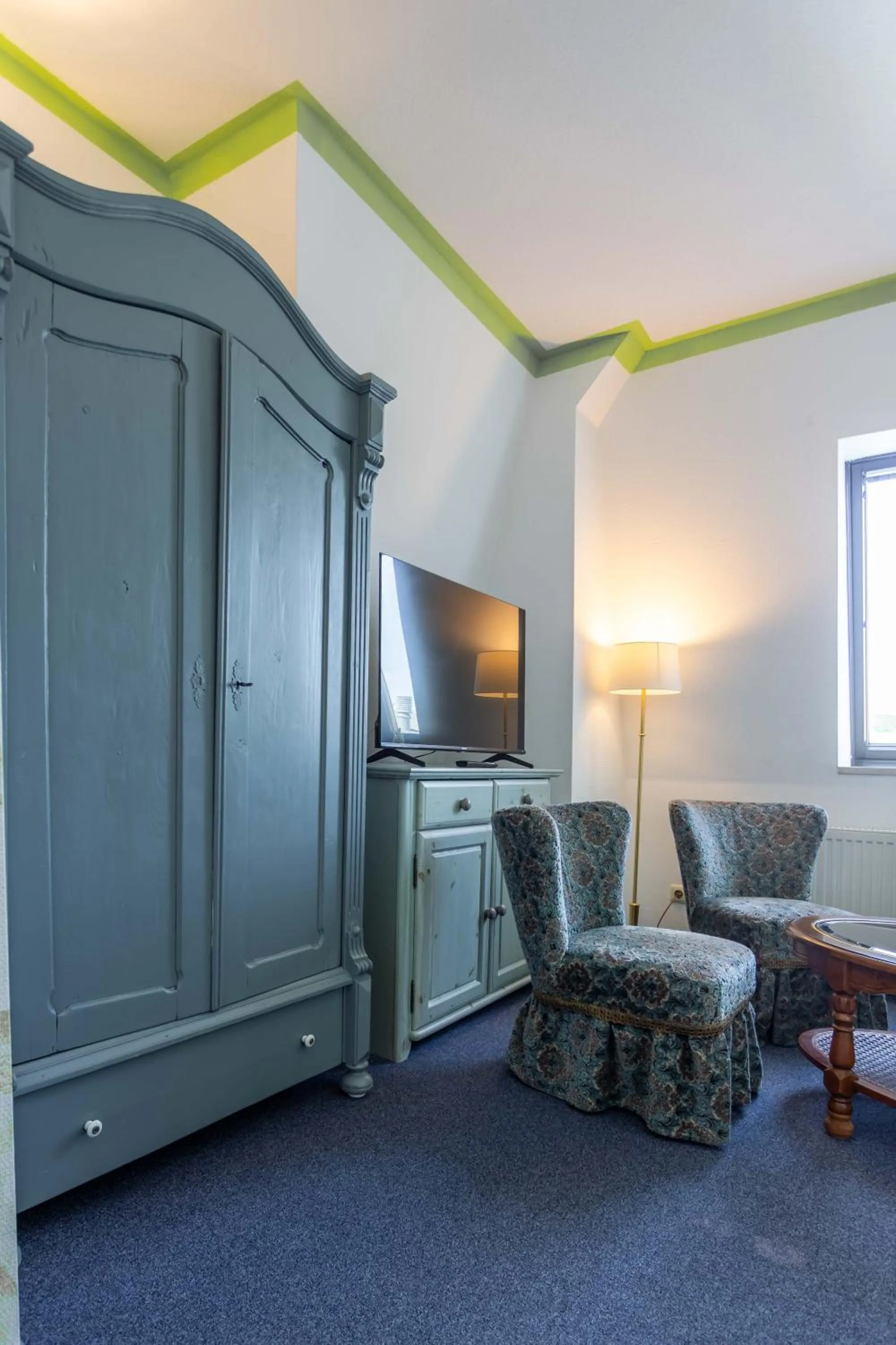 Seating area in Hotel Mauritius - Im Herzen von Crimmitschau - Frühstück buchbar - Restaurant - Café - Fahrradbox