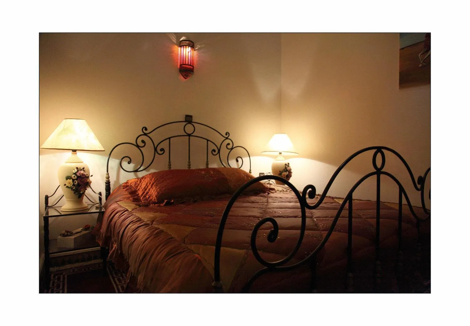 Bed in Riad Maryam Taroudant