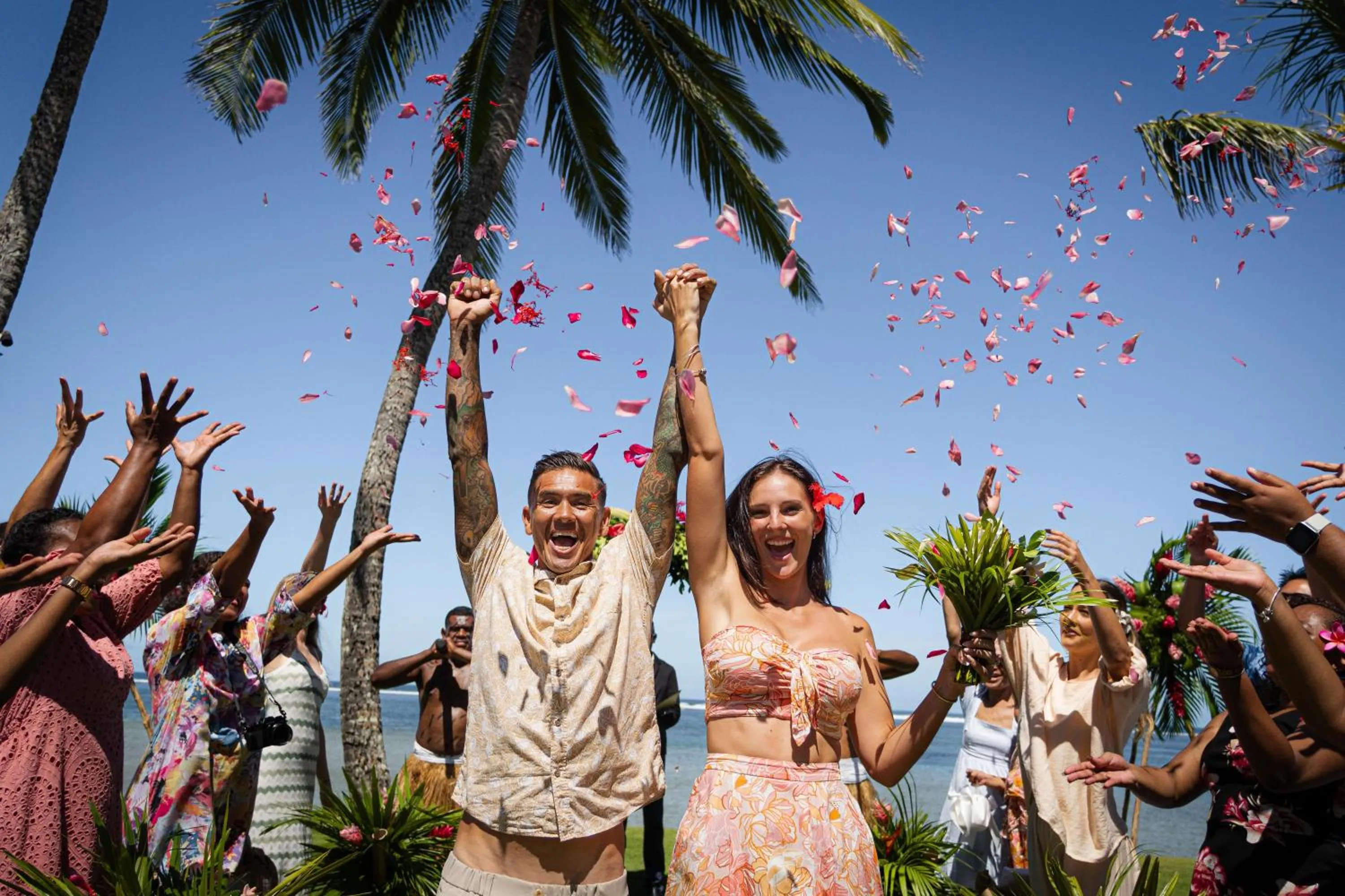 wedding in Outrigger Fiji Beach Resort