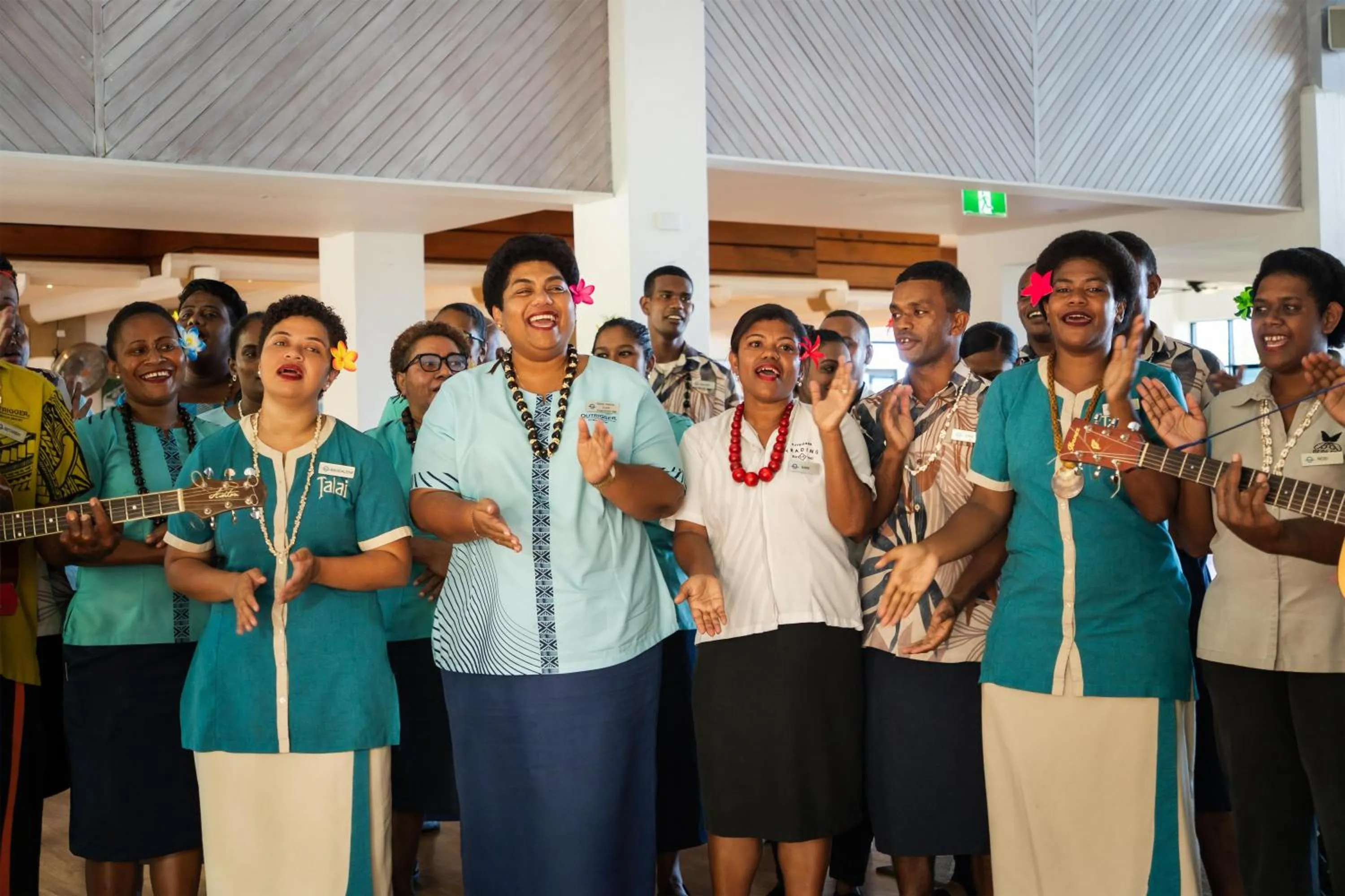 Property building in Outrigger Fiji Beach Resort