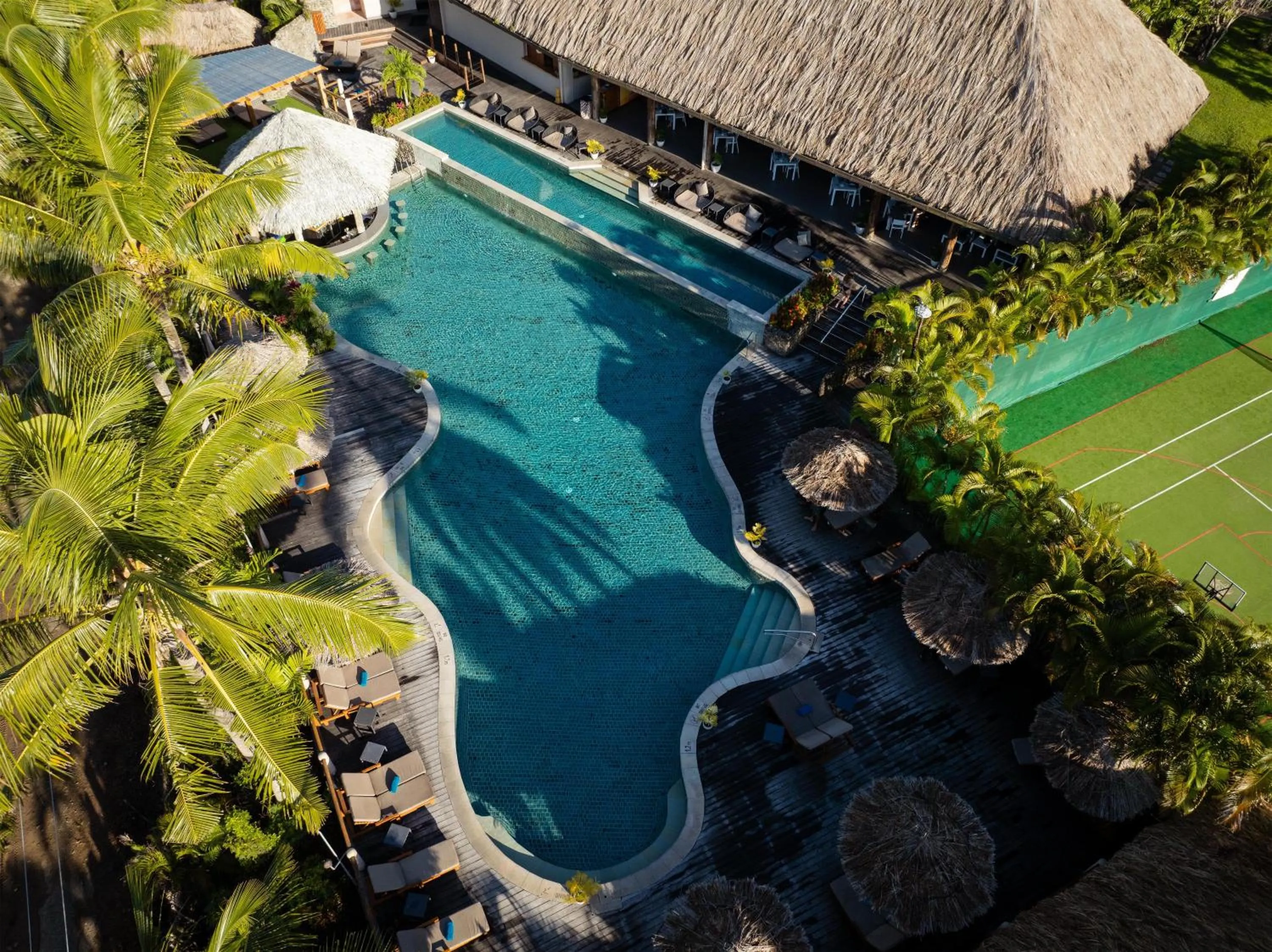 Property building in Outrigger Fiji Beach Resort