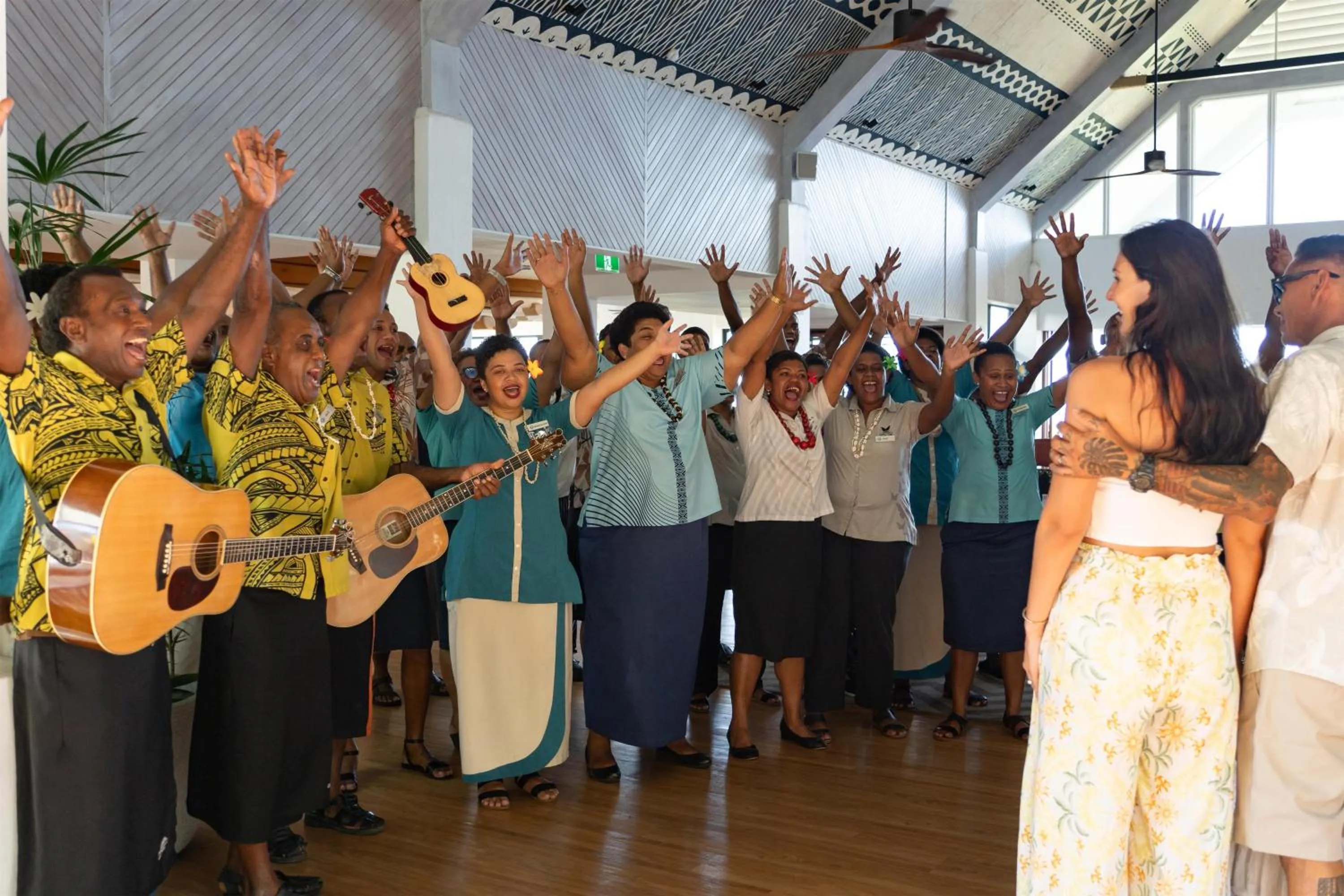 Property building in Outrigger Fiji Beach Resort