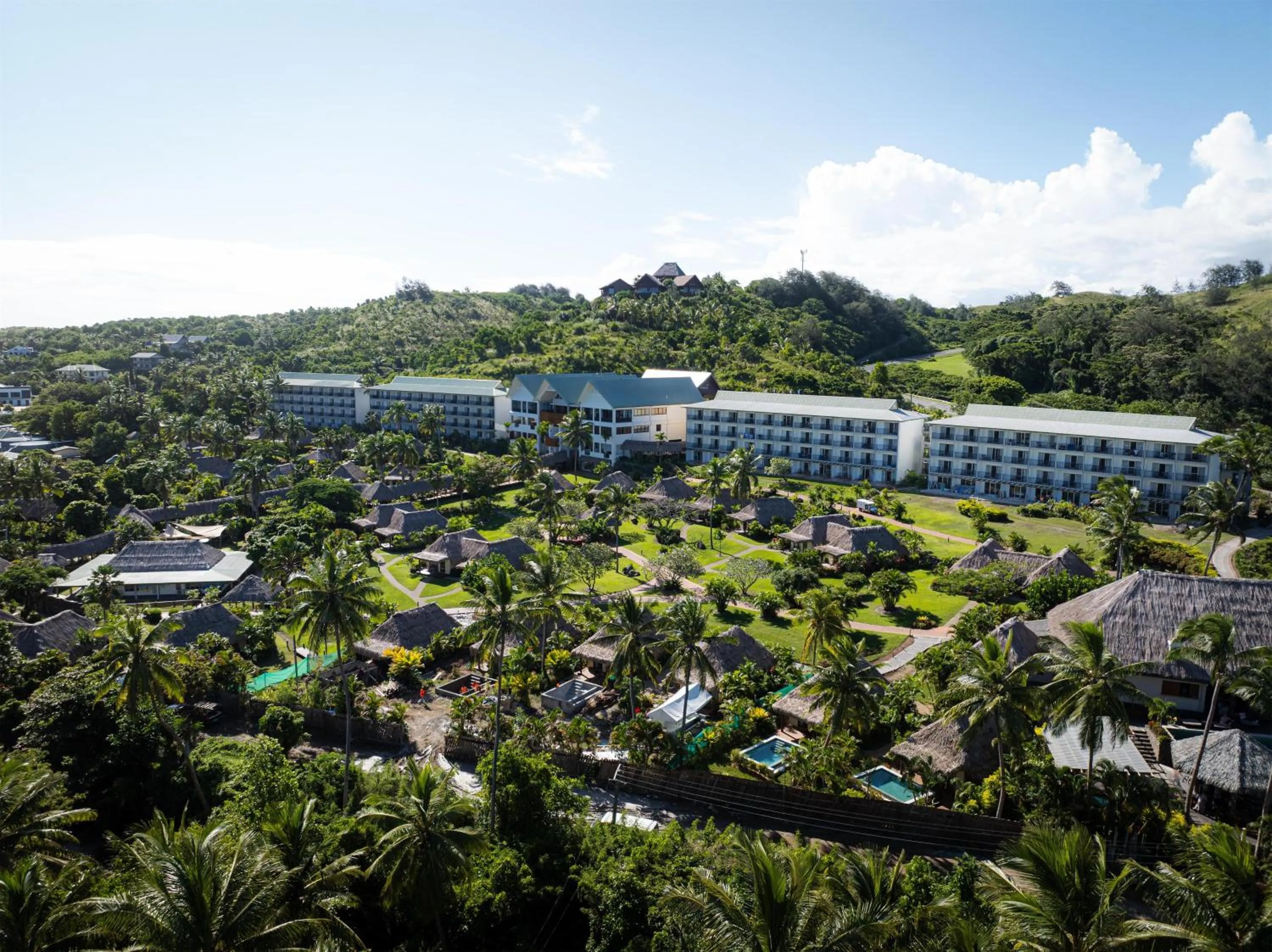 Property building in Outrigger Fiji Beach Resort
