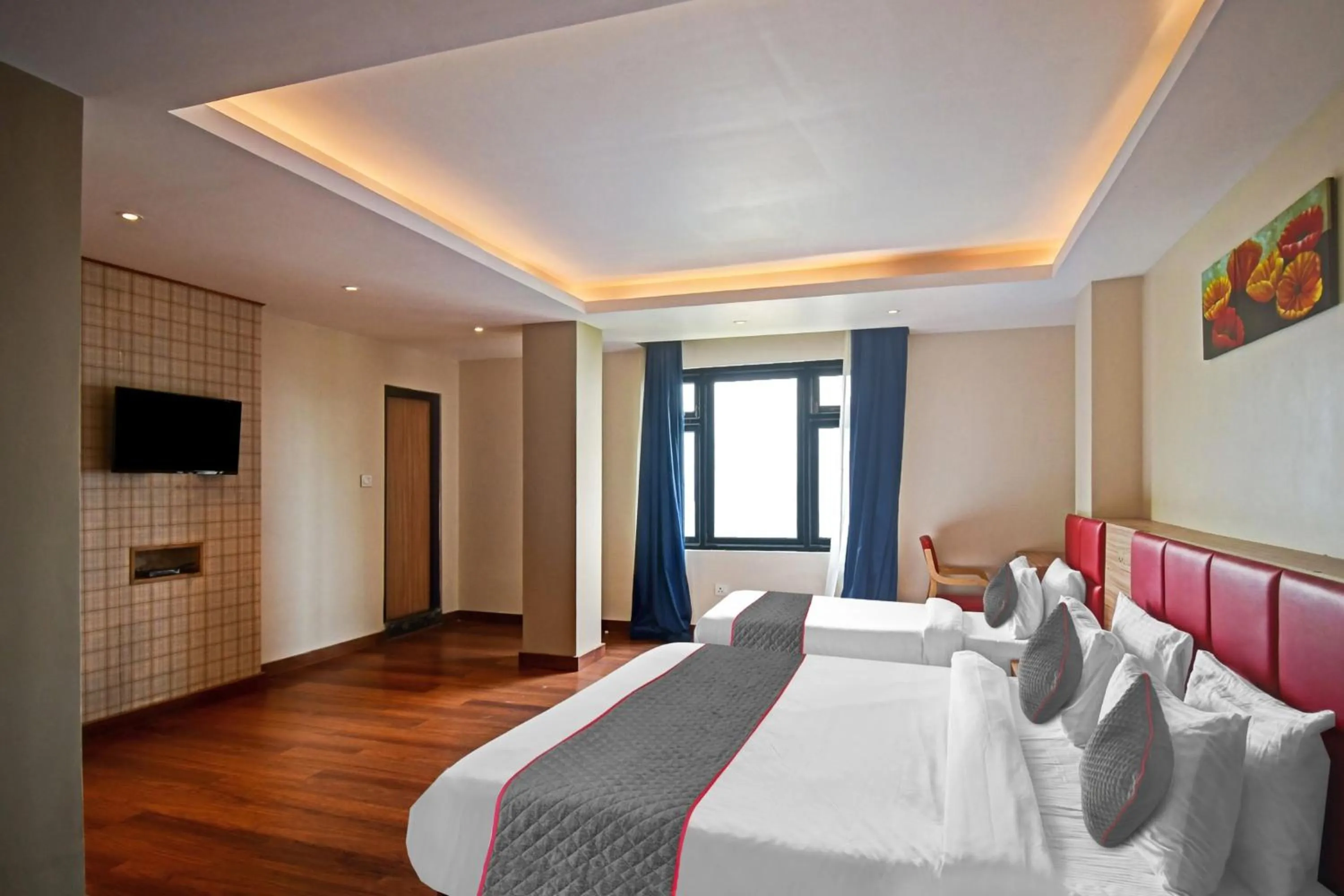 Bedroom in Townhouse Mansarovar Hotel