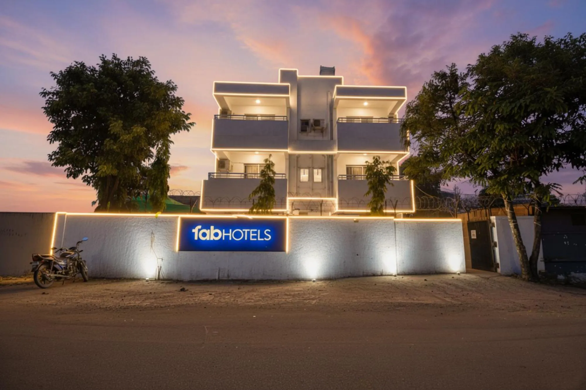 Property building in FabHotel Red Velvet Inn & Suites