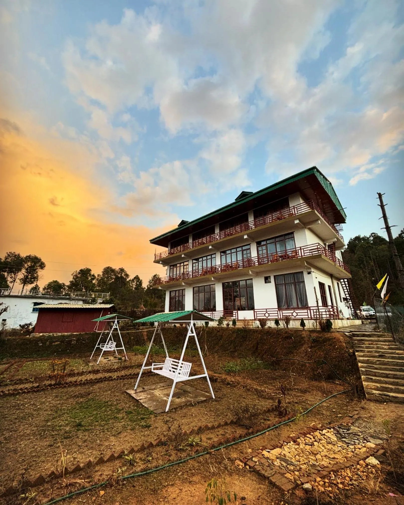 Property building in Lap Of Himalayas Resort