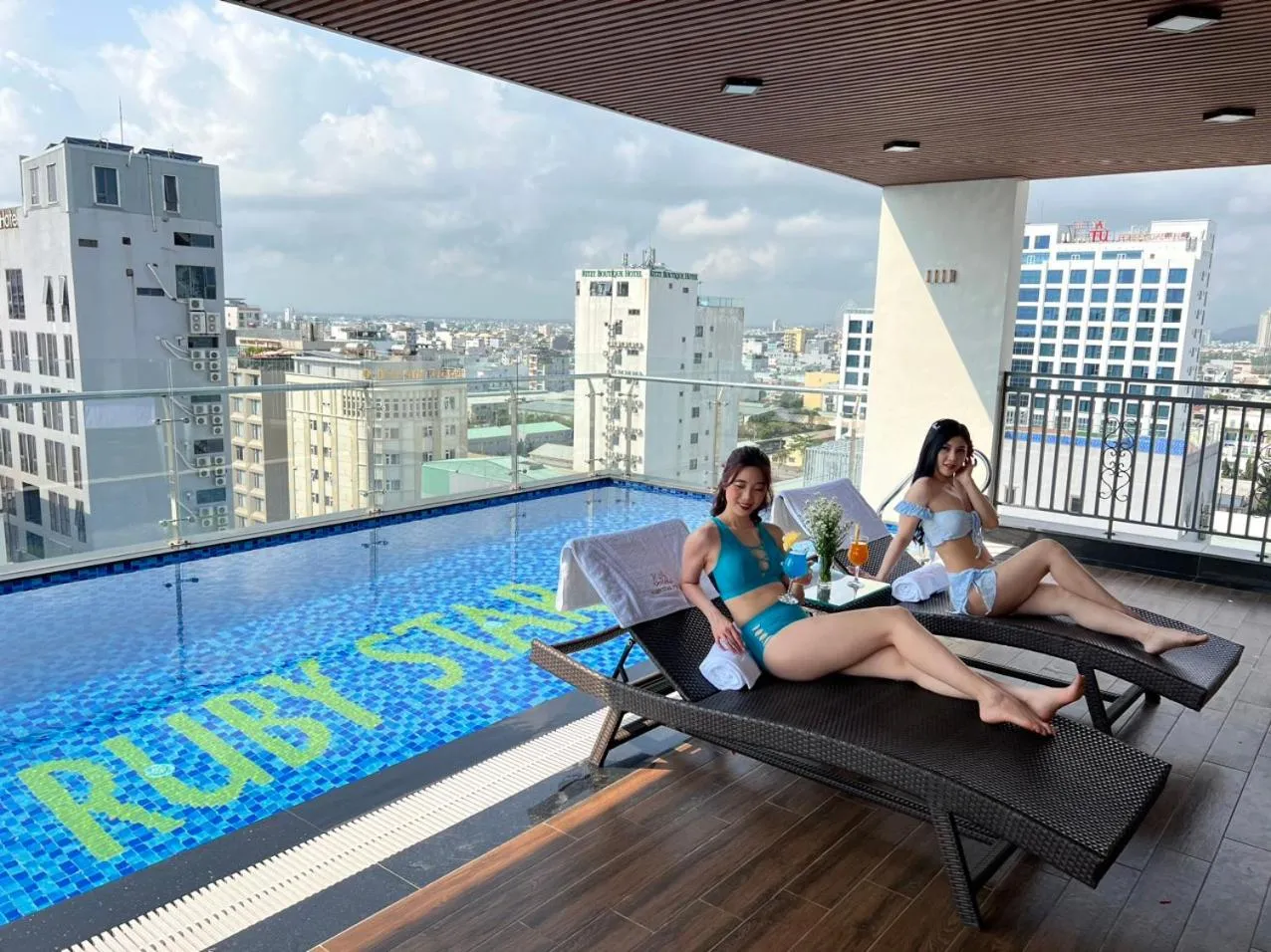 Swimming pool in Ruby Star Da Nang - Central My Khe Beach