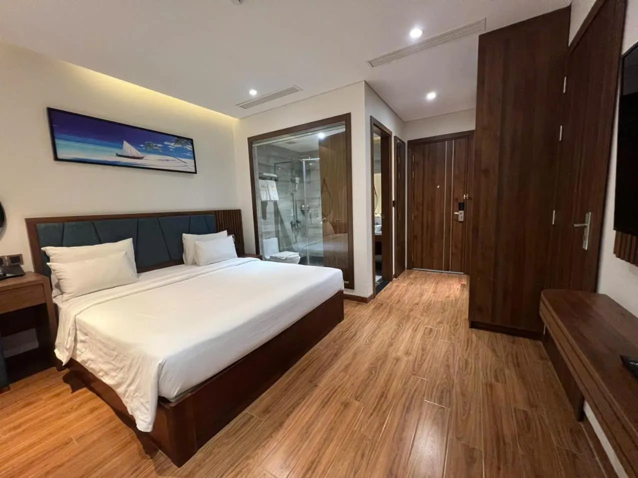 Photo of the whole room, Bed in Ruby Star Da Nang - Central My Khe Beach