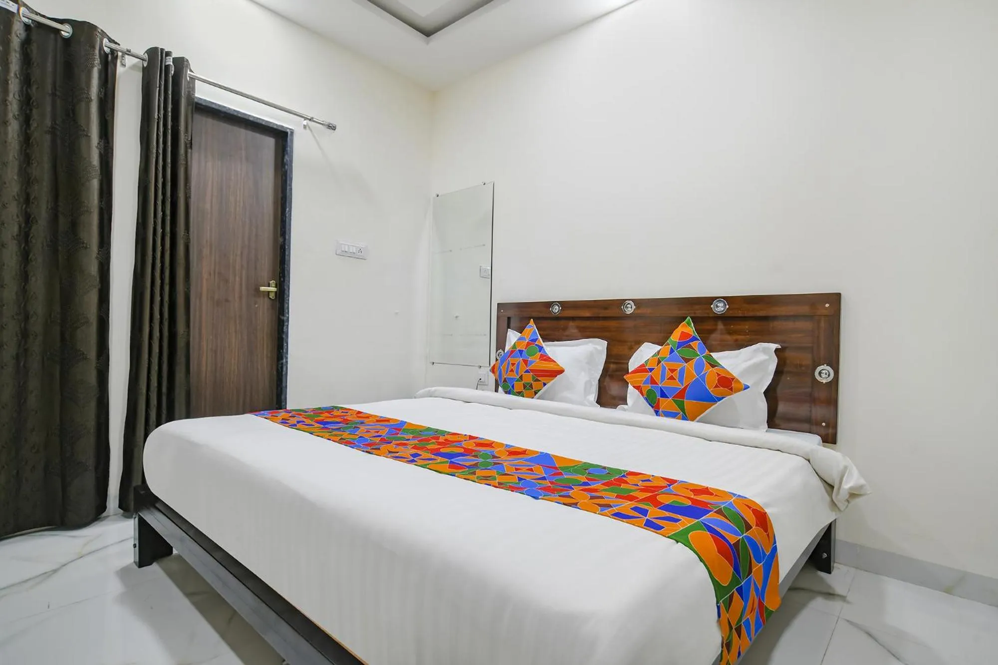 Bed in FabHotel DR Greens