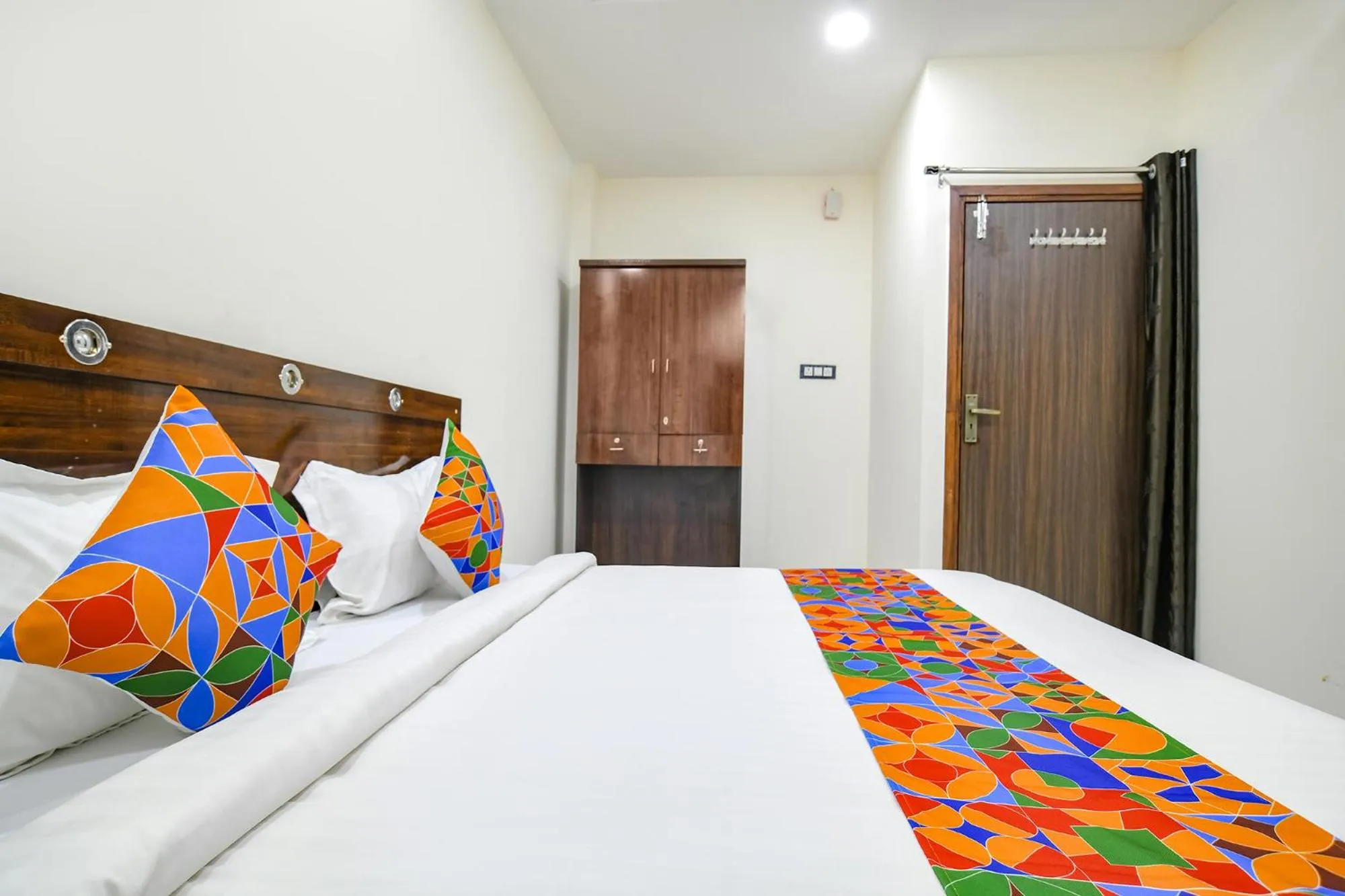 Bed in FabHotel DR Greens