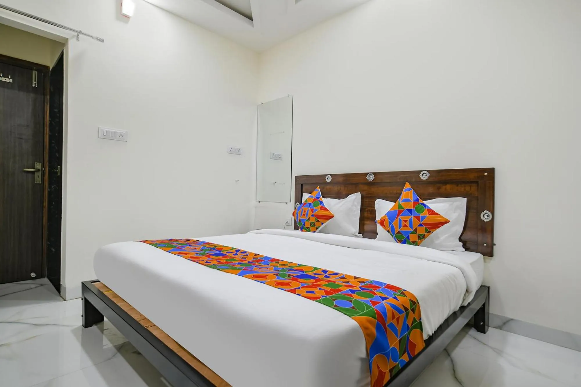 Bed in FabHotel DR Greens