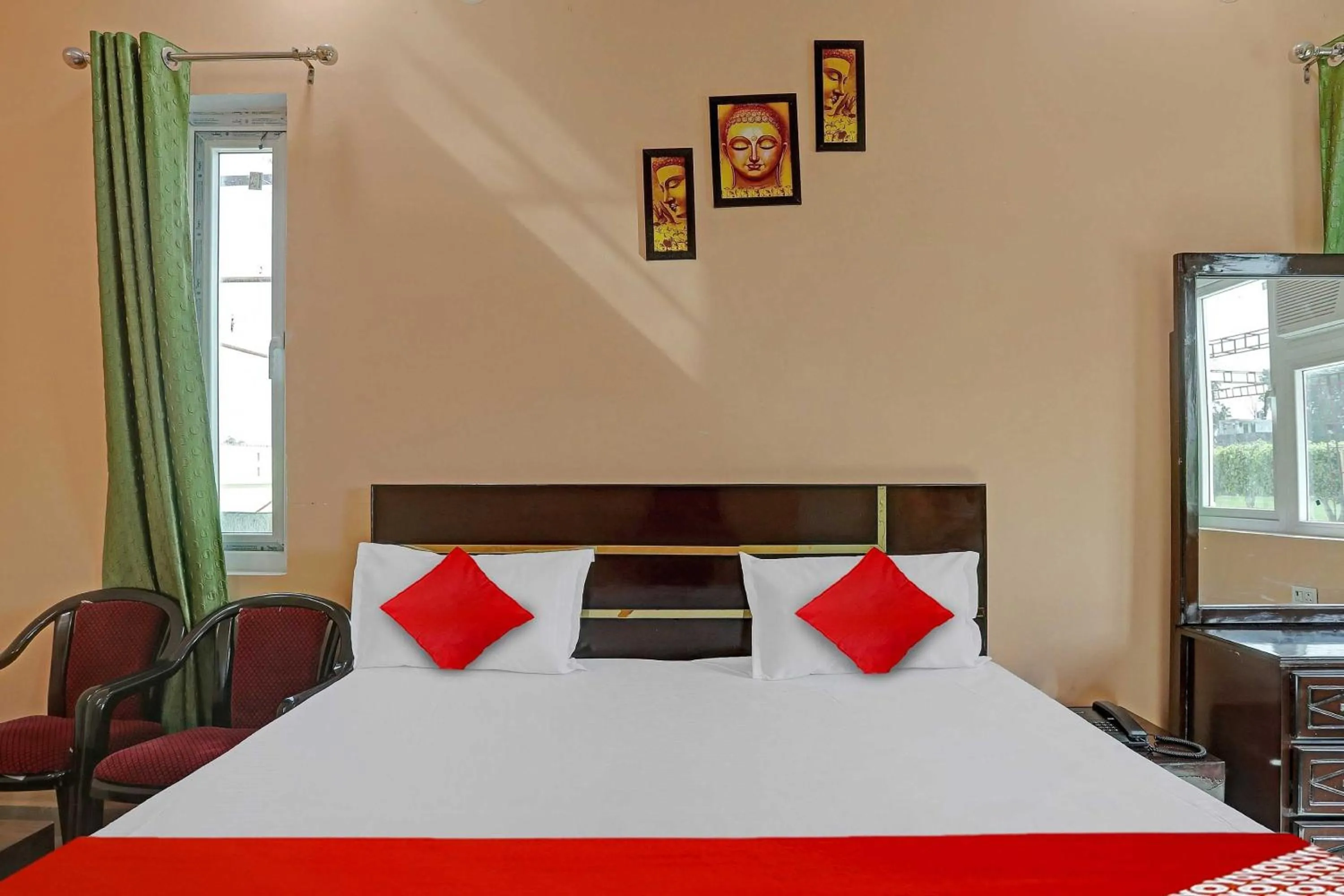 Bedroom, Bed in Hotel O Mb Garden & Resorts