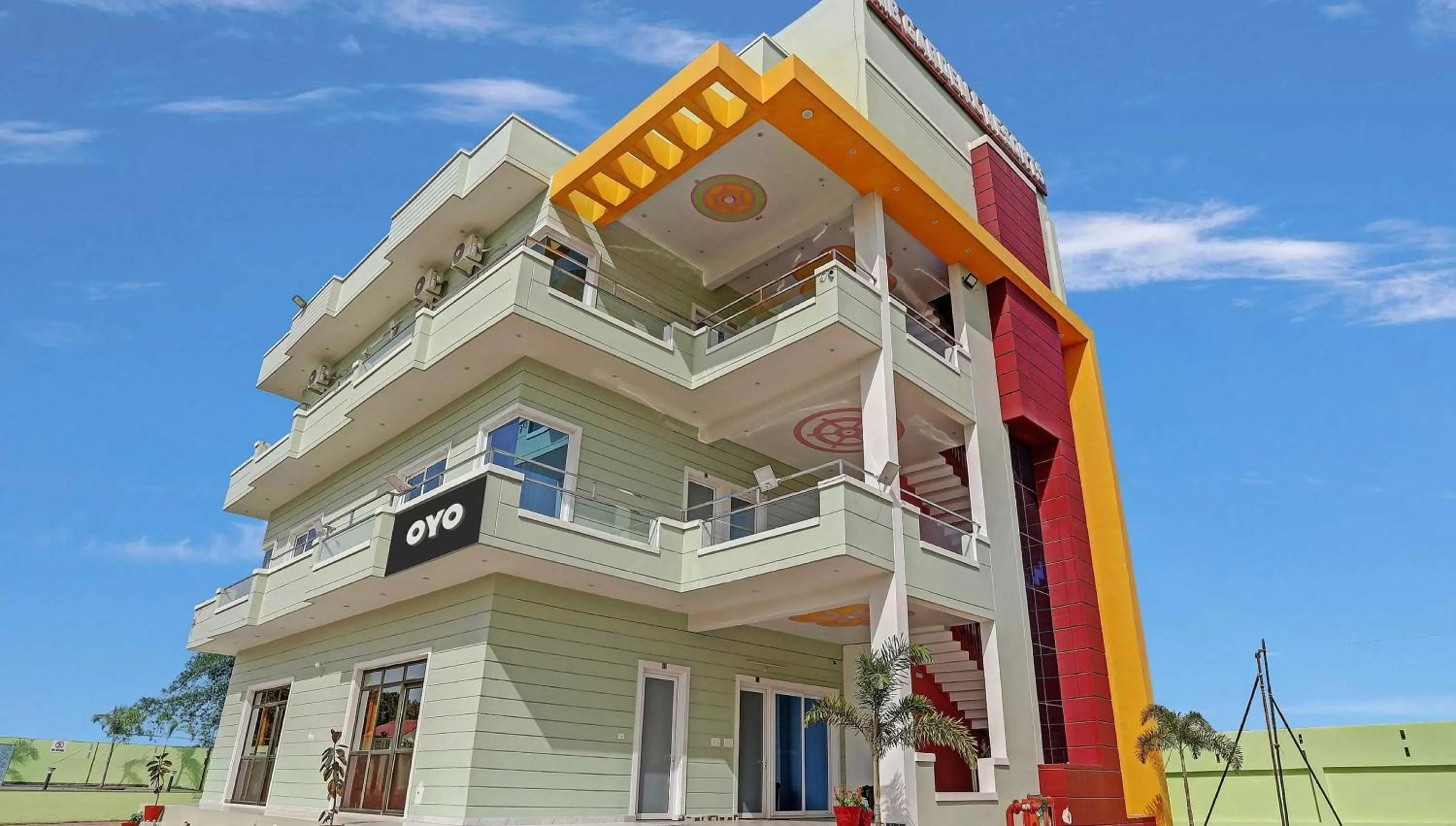 Facade/entrance in Hotel O Mb Garden & Resorts