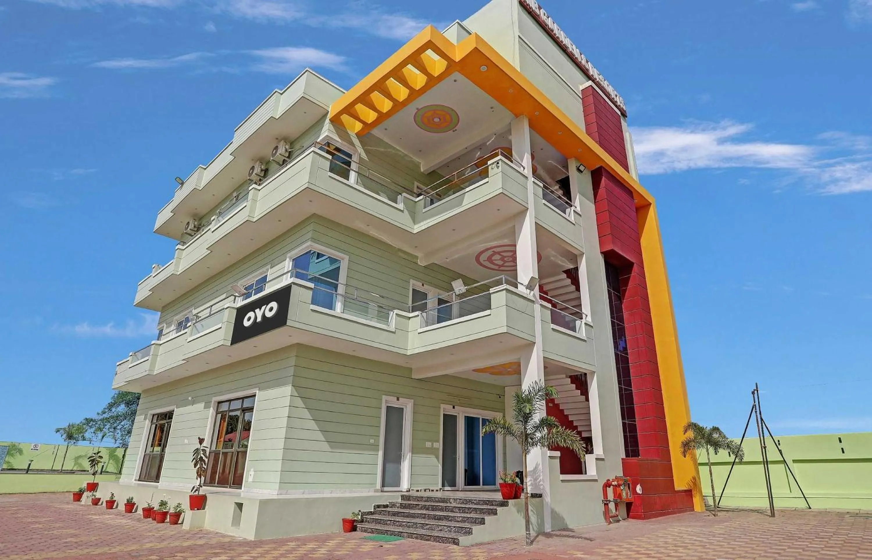 Facade/entrance in Hotel O Mb Garden & Resorts